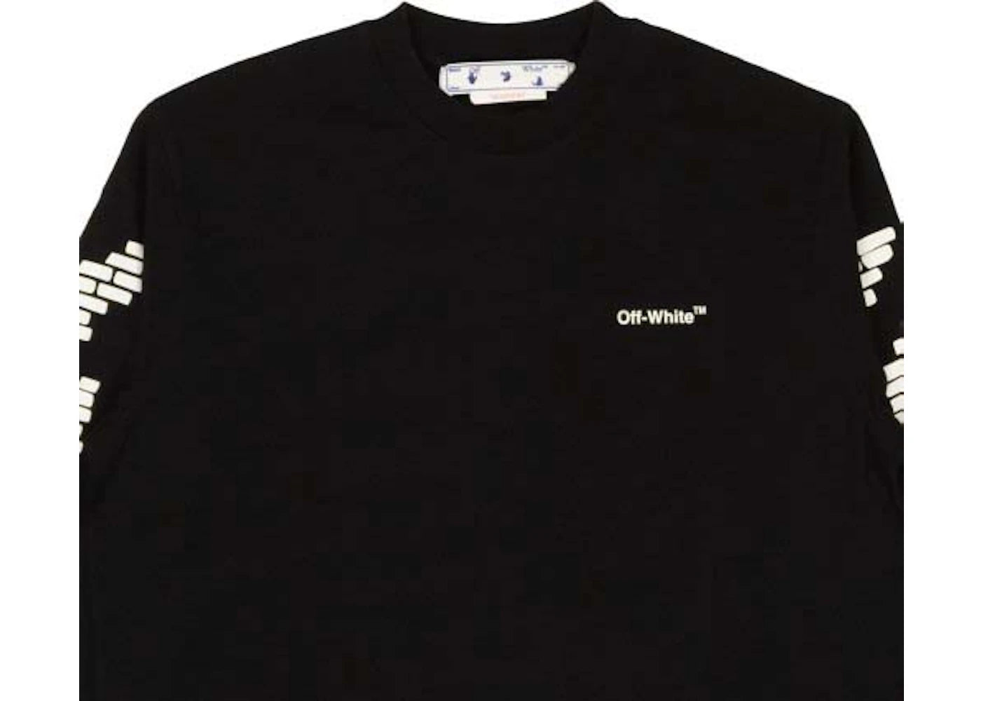 off-white bricks skate l/s t-shirt black/white