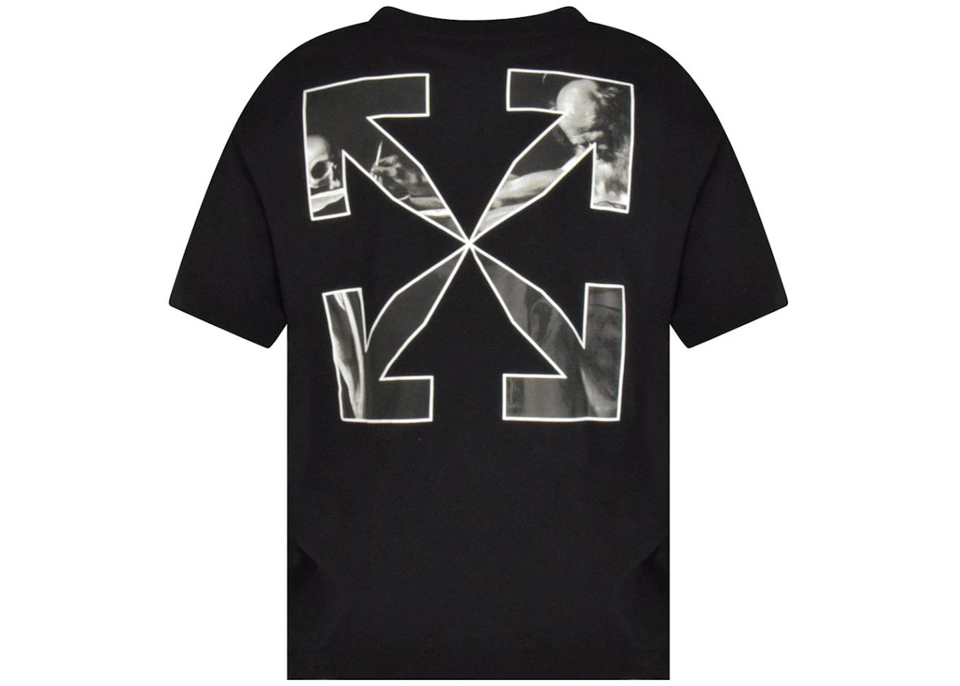 off-white caravaggio saint jerome writing arrows oversized t-shirt black