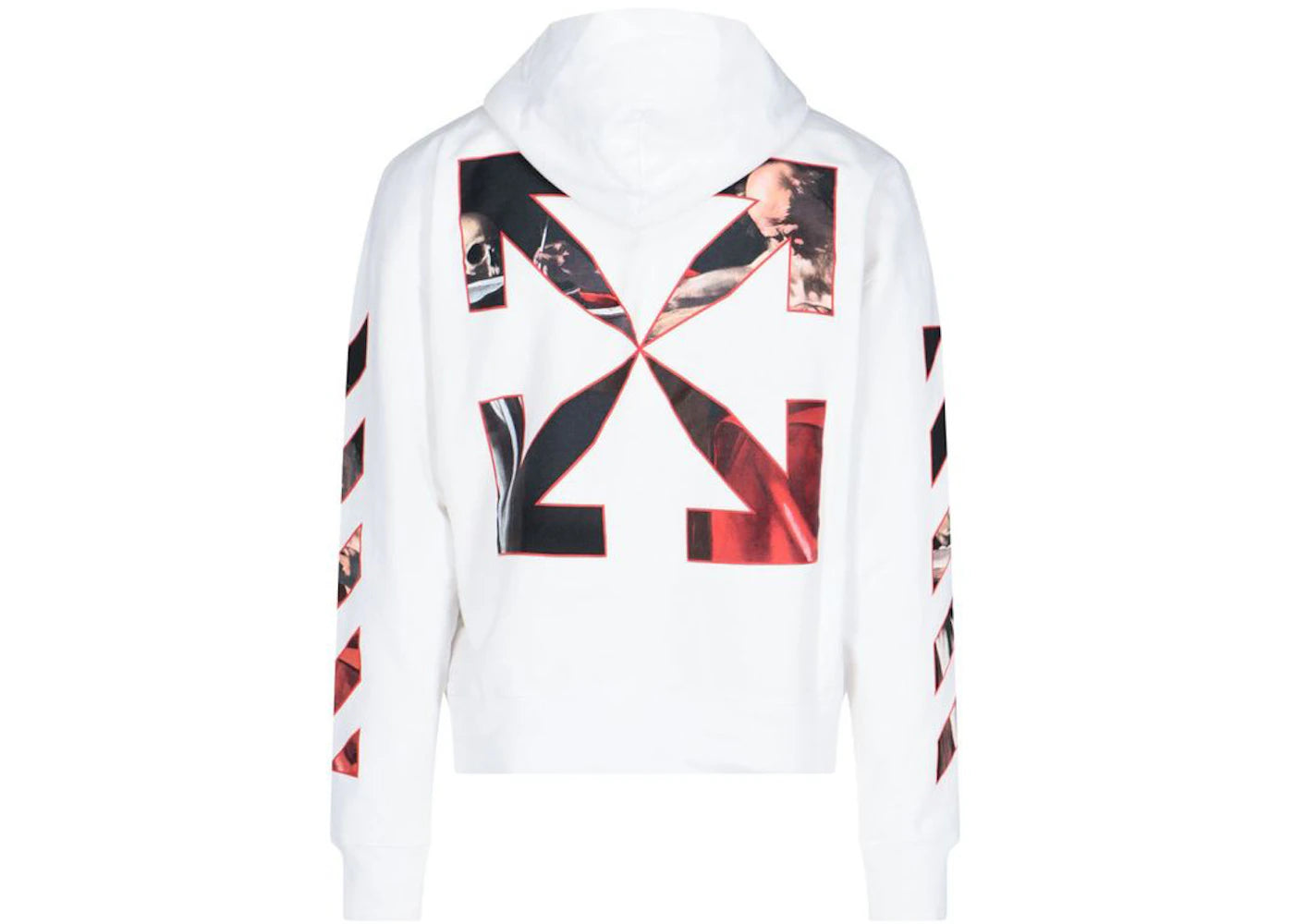 off-white caravaggio saint jerome writing hoodie white