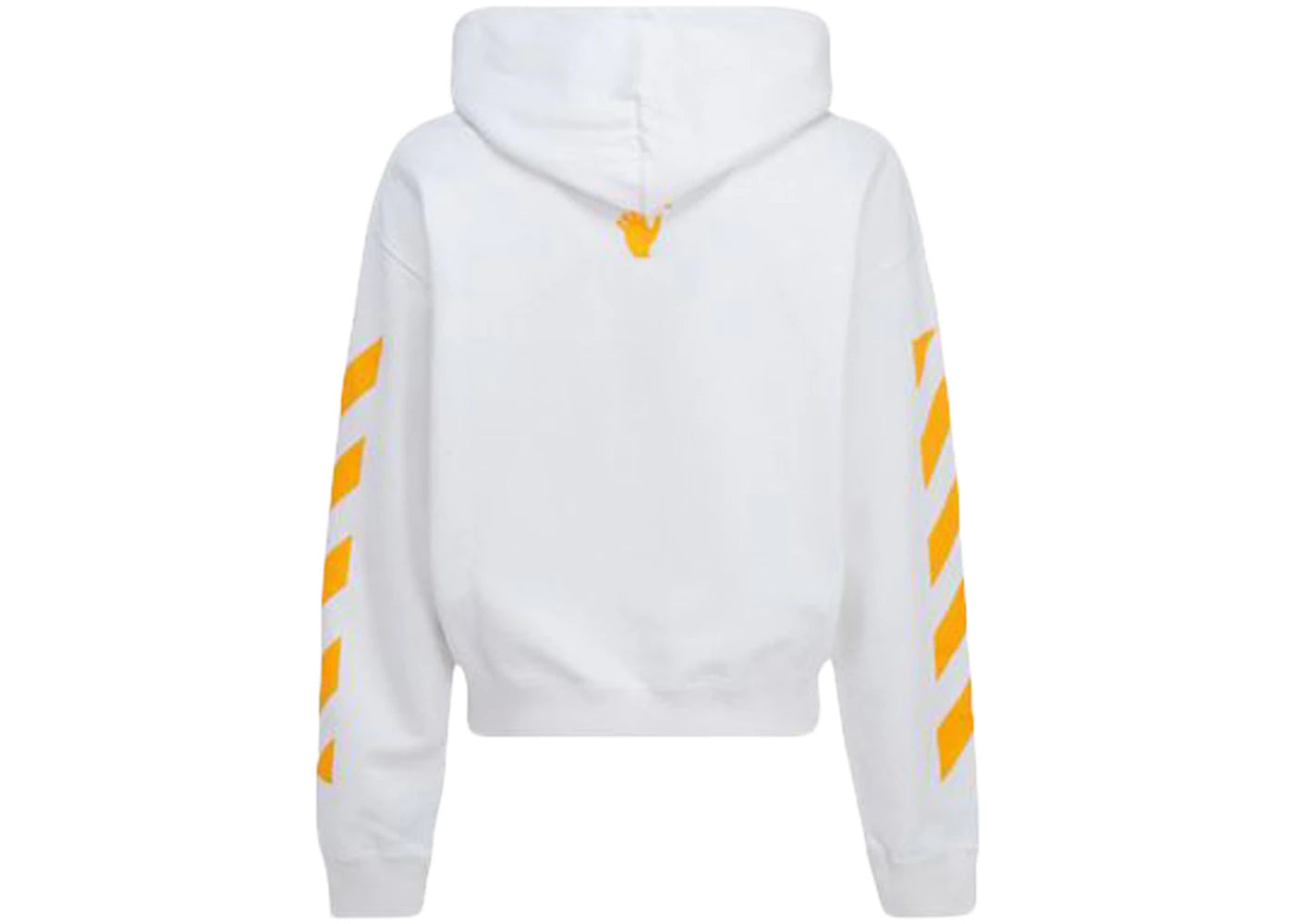 off-white caravaggio saint jerome writing print hoodie white/yellow/black