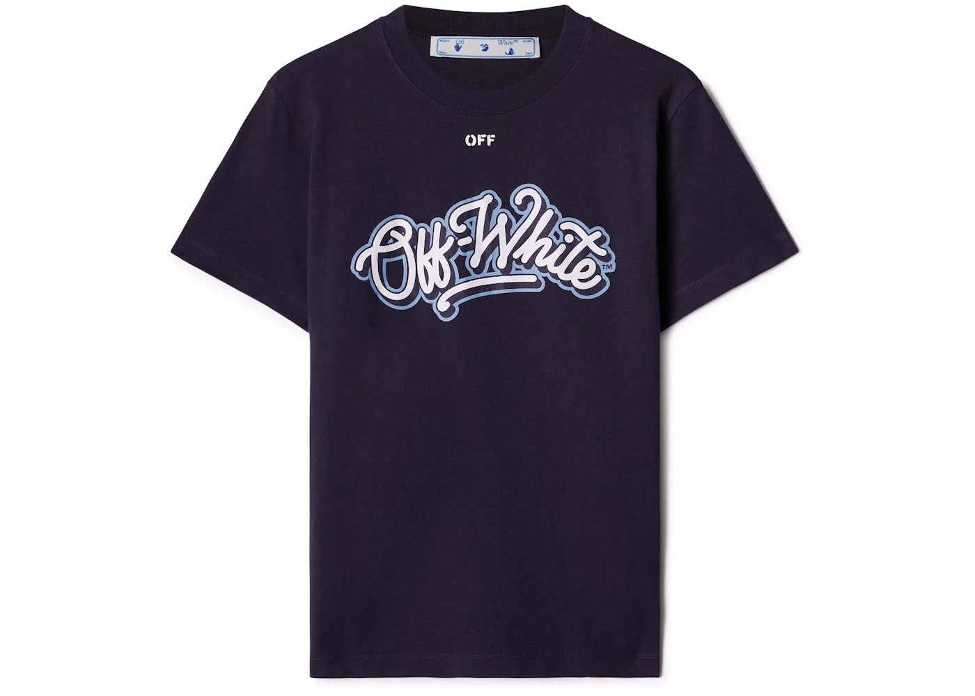 off-white chicago bulls t-shirt navy/white/light blue