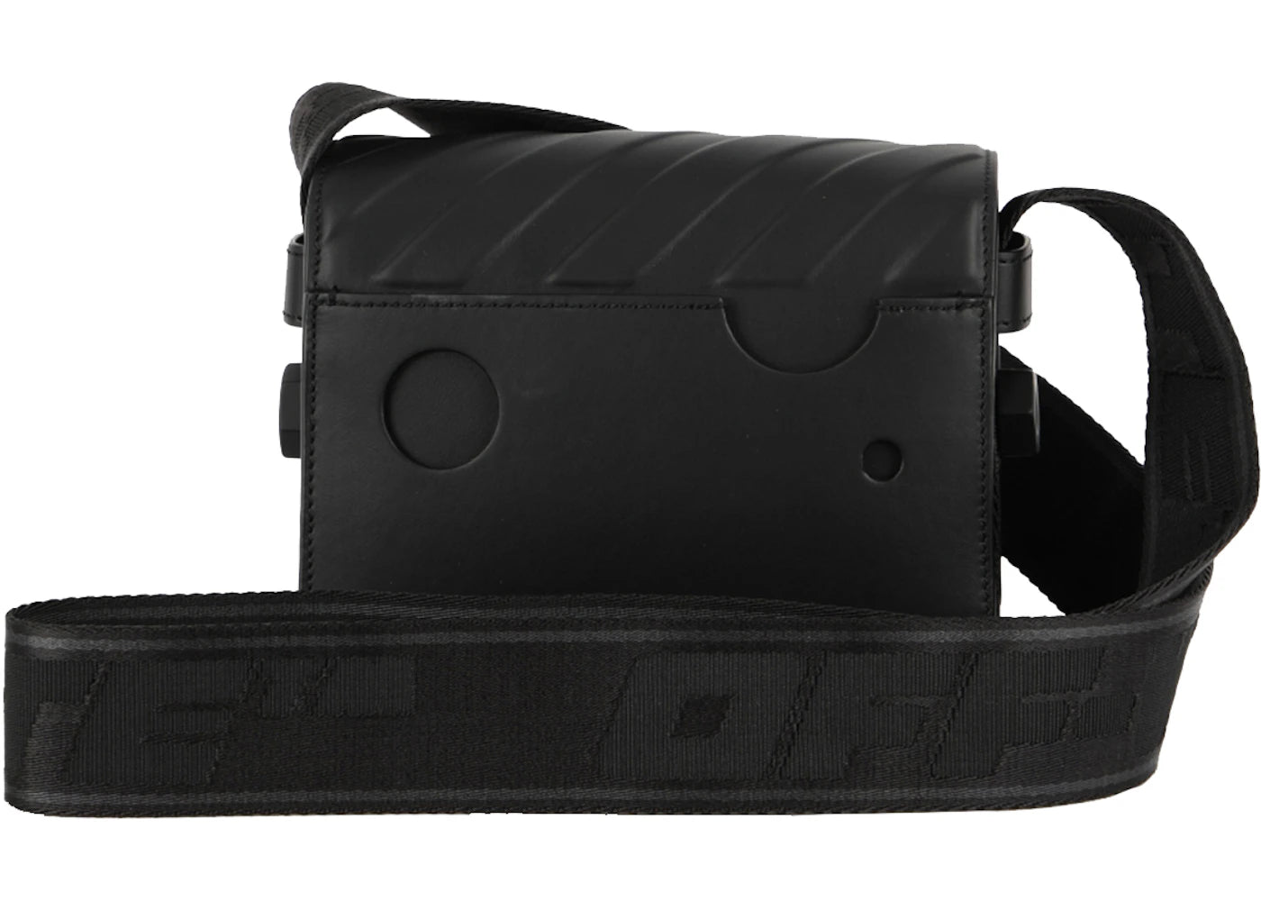 off-white clipper bag black