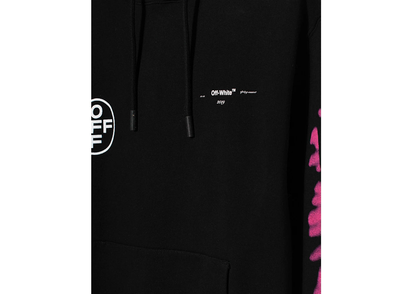 off-white diag stencil hoodie black/multicolor