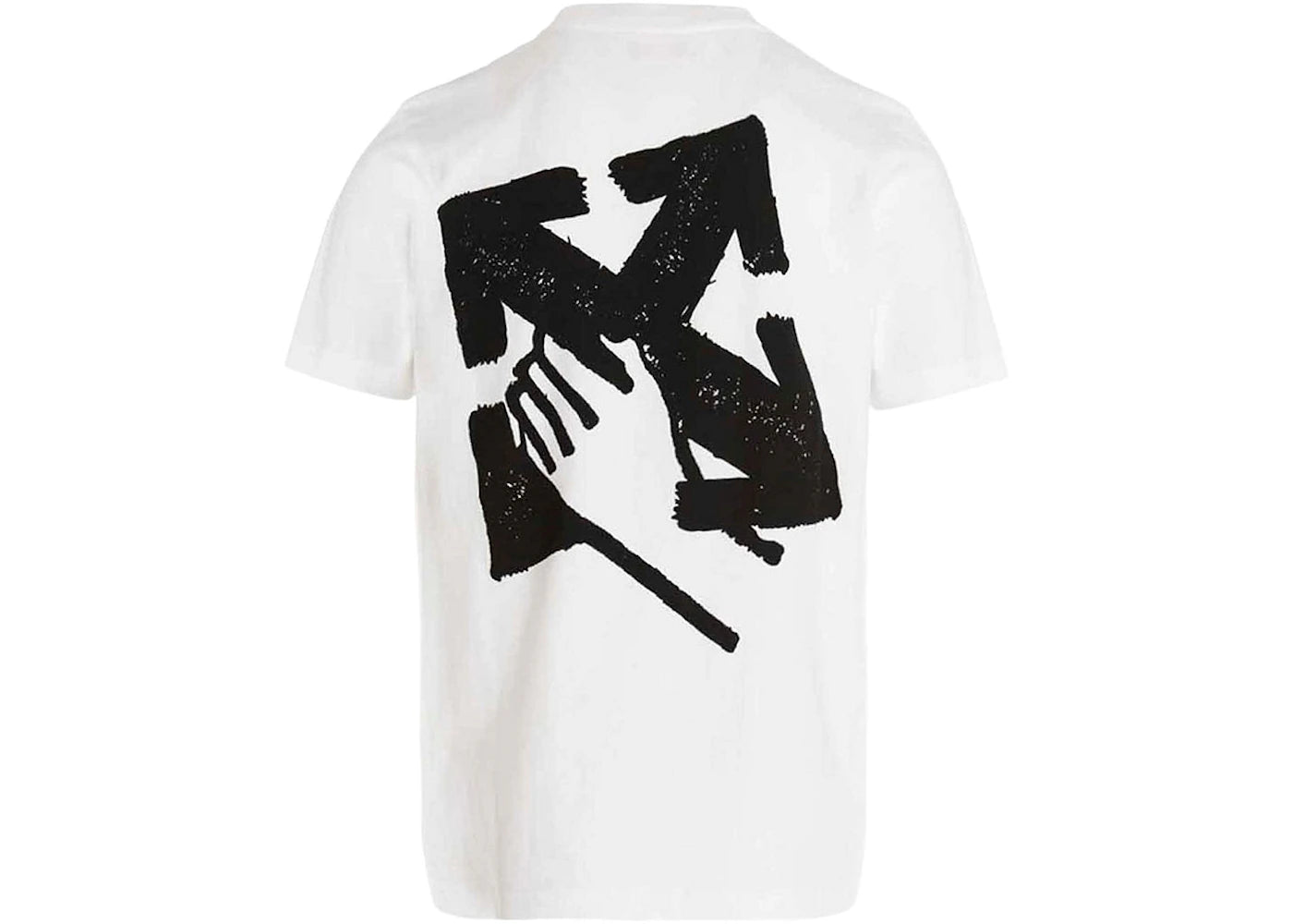 off-white hand arrow tee white/black