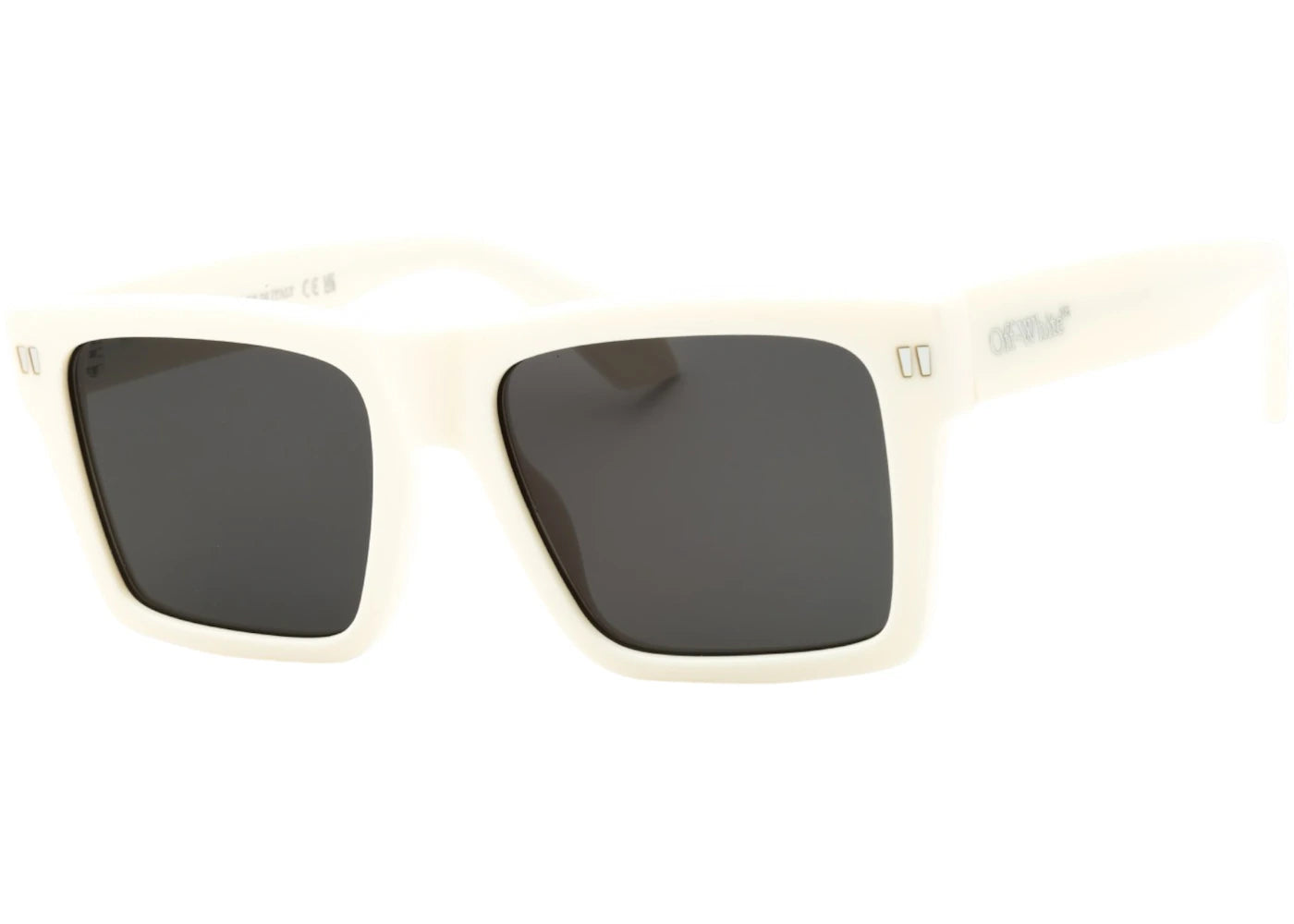 off-white lawton sunglasses white dark grey (107)