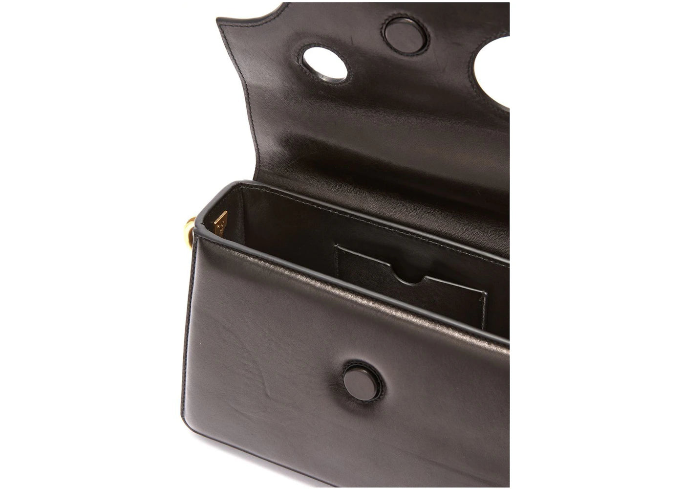 off-white logo print shoulder bag black