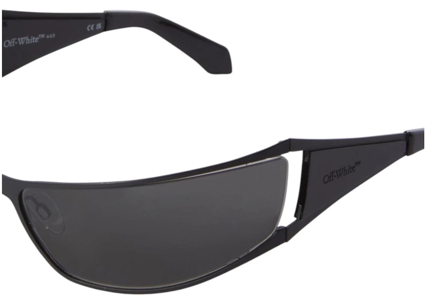 off-white luna sunglasses black (oeri102f23met0011007)