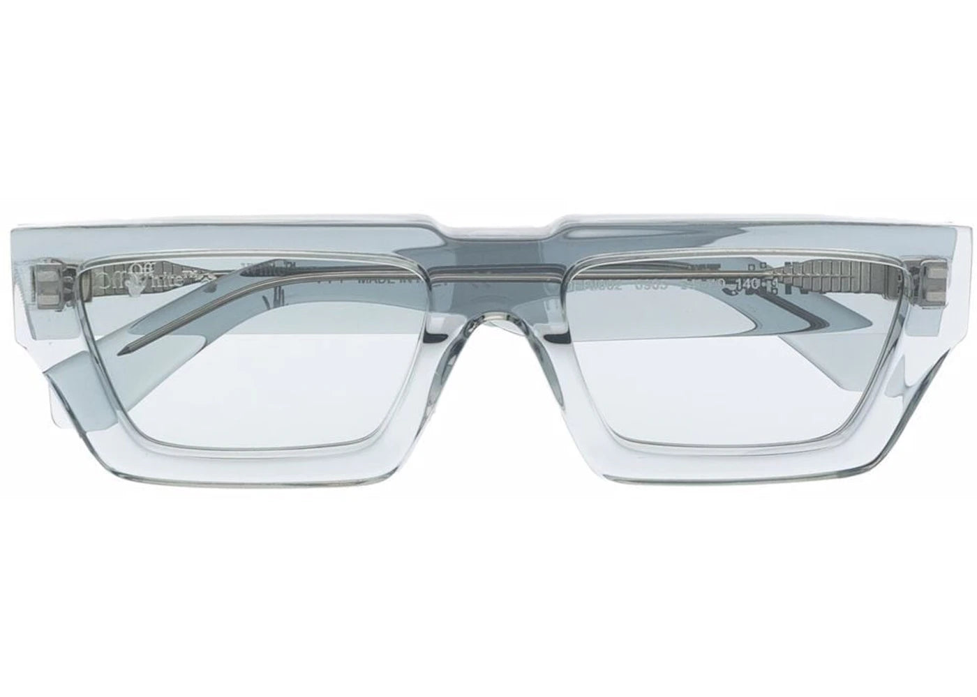 off-white manchester rectangular frame sunglasses grey light grey white (oeri002y21pla0010905) No Find