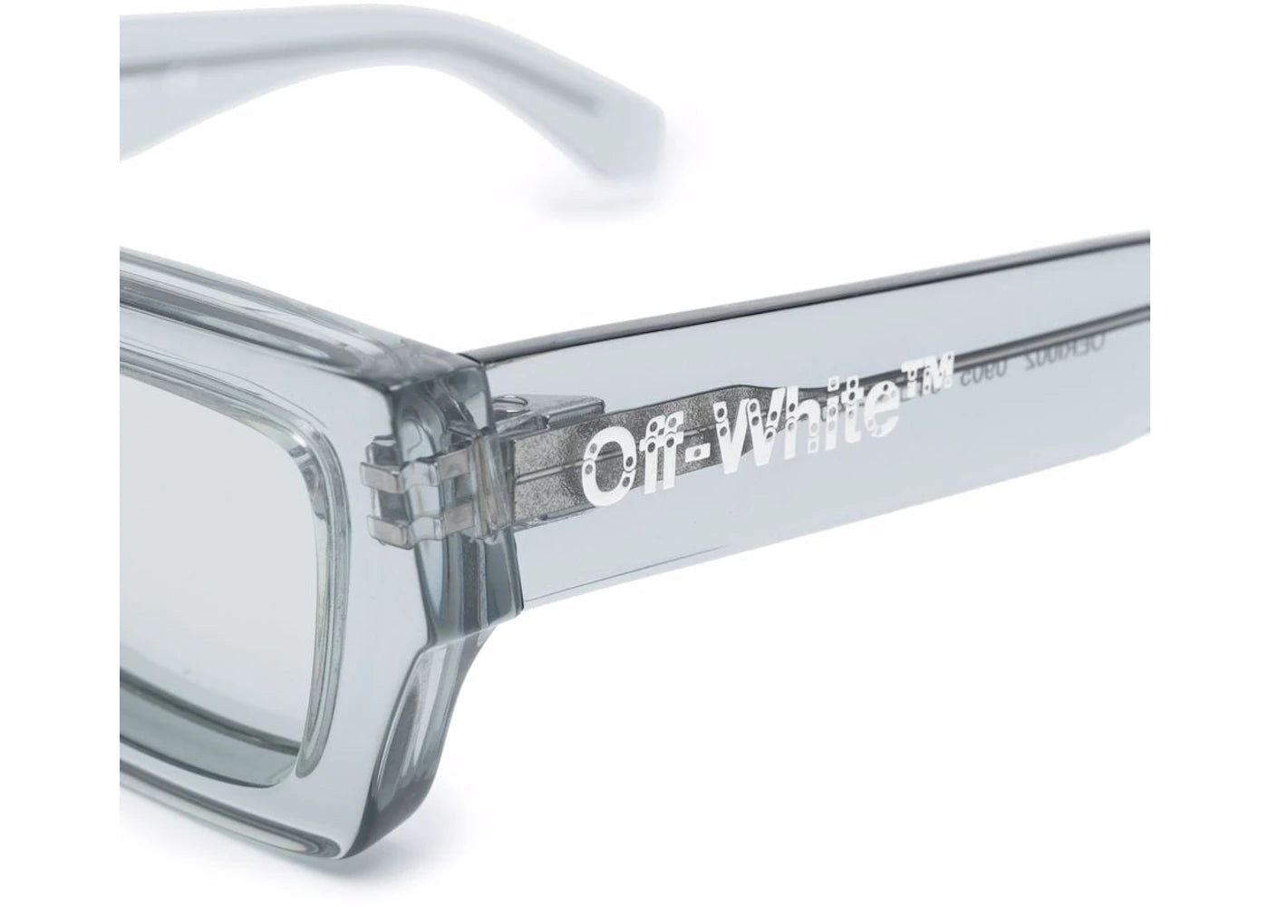 off-white manchester rectangular frame sunglasses grey light grey white (oeri002y21pla0010905) No Find