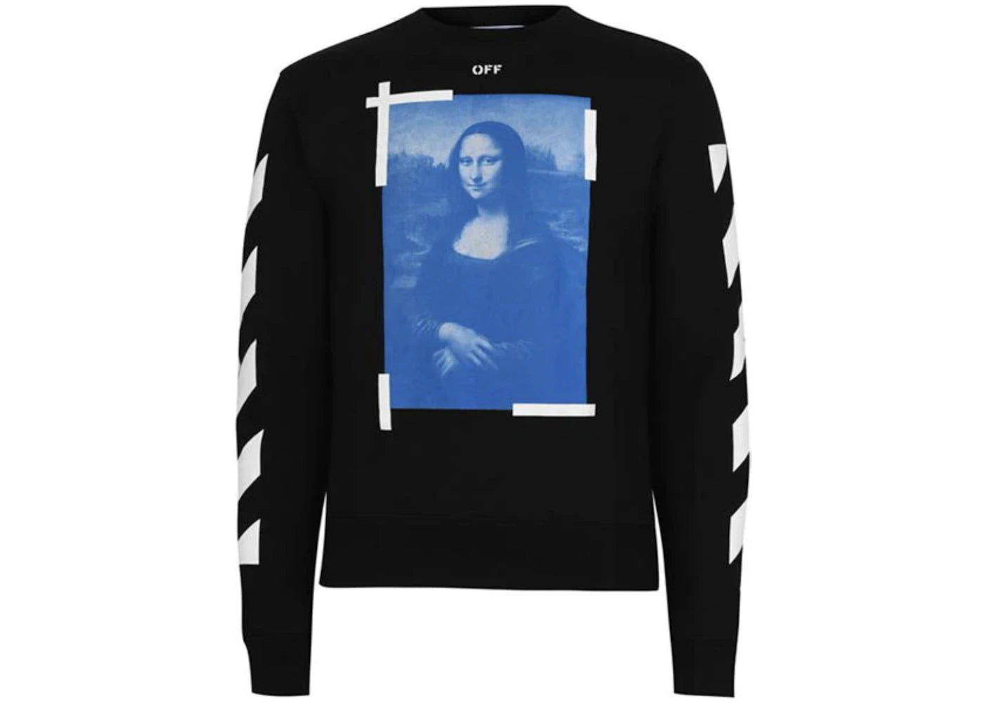 off-white mona lisa sweatshirt black