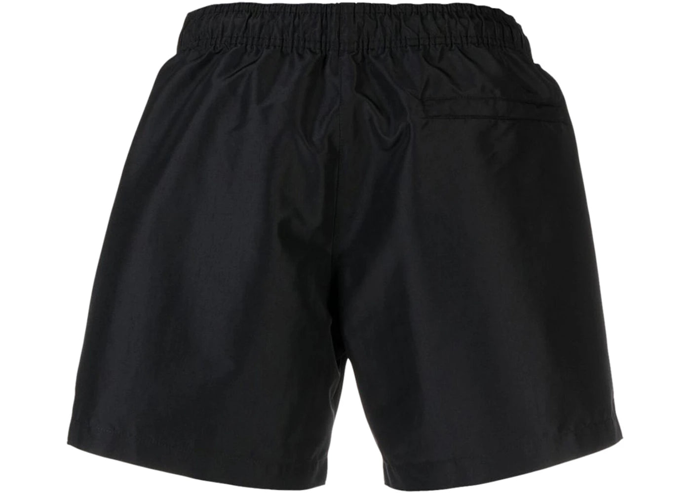 off-white off logo print swim shorts black
