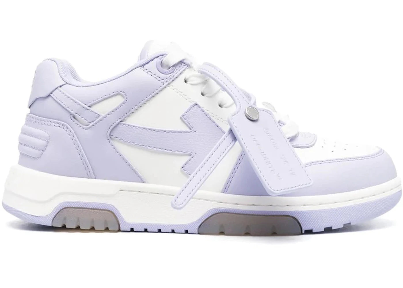 Off-White Out Of Office Calf Leather White Lilac (Women'S)