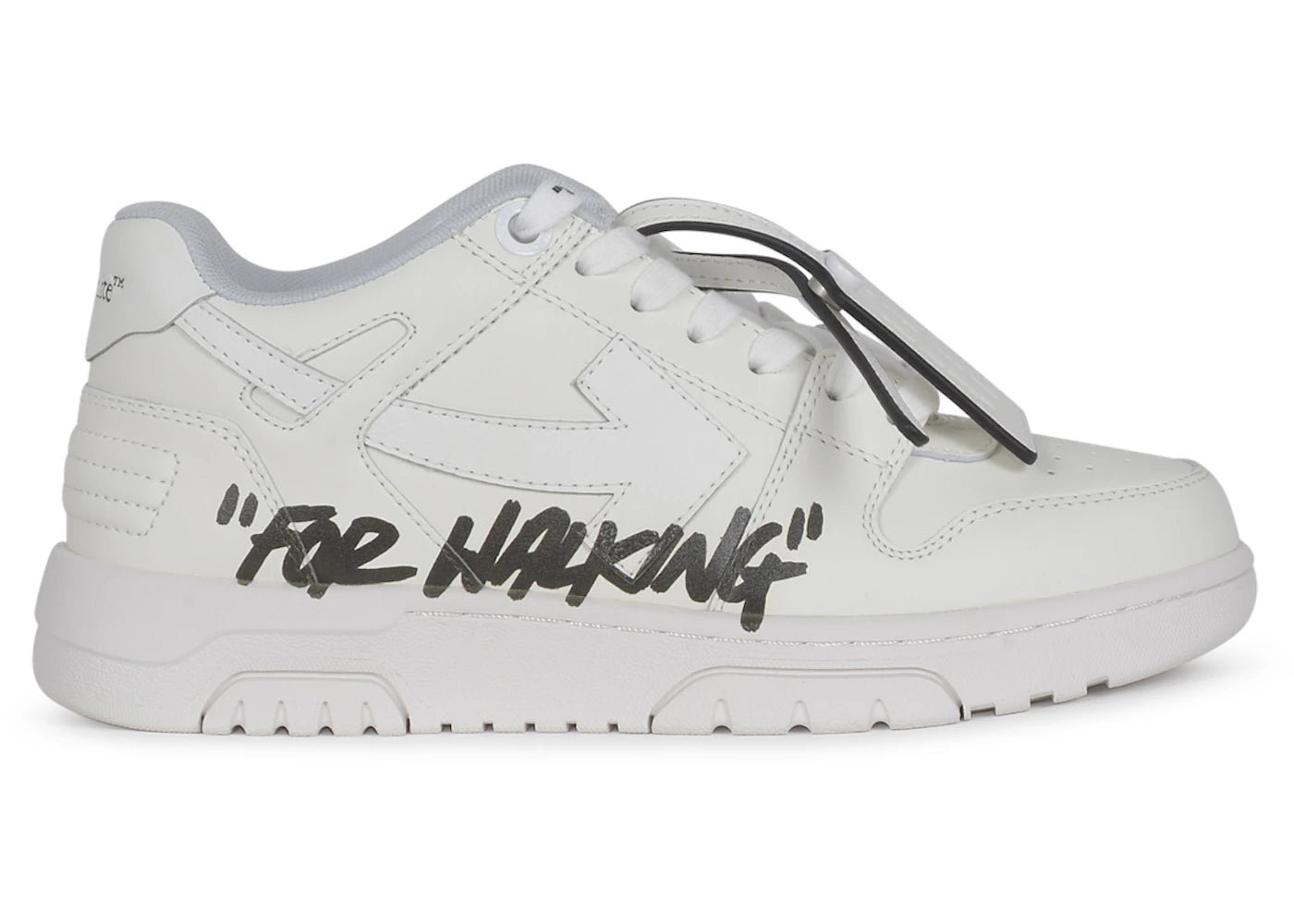 Off-White Out Of Office Ooo For Walking White Black (Women'S)