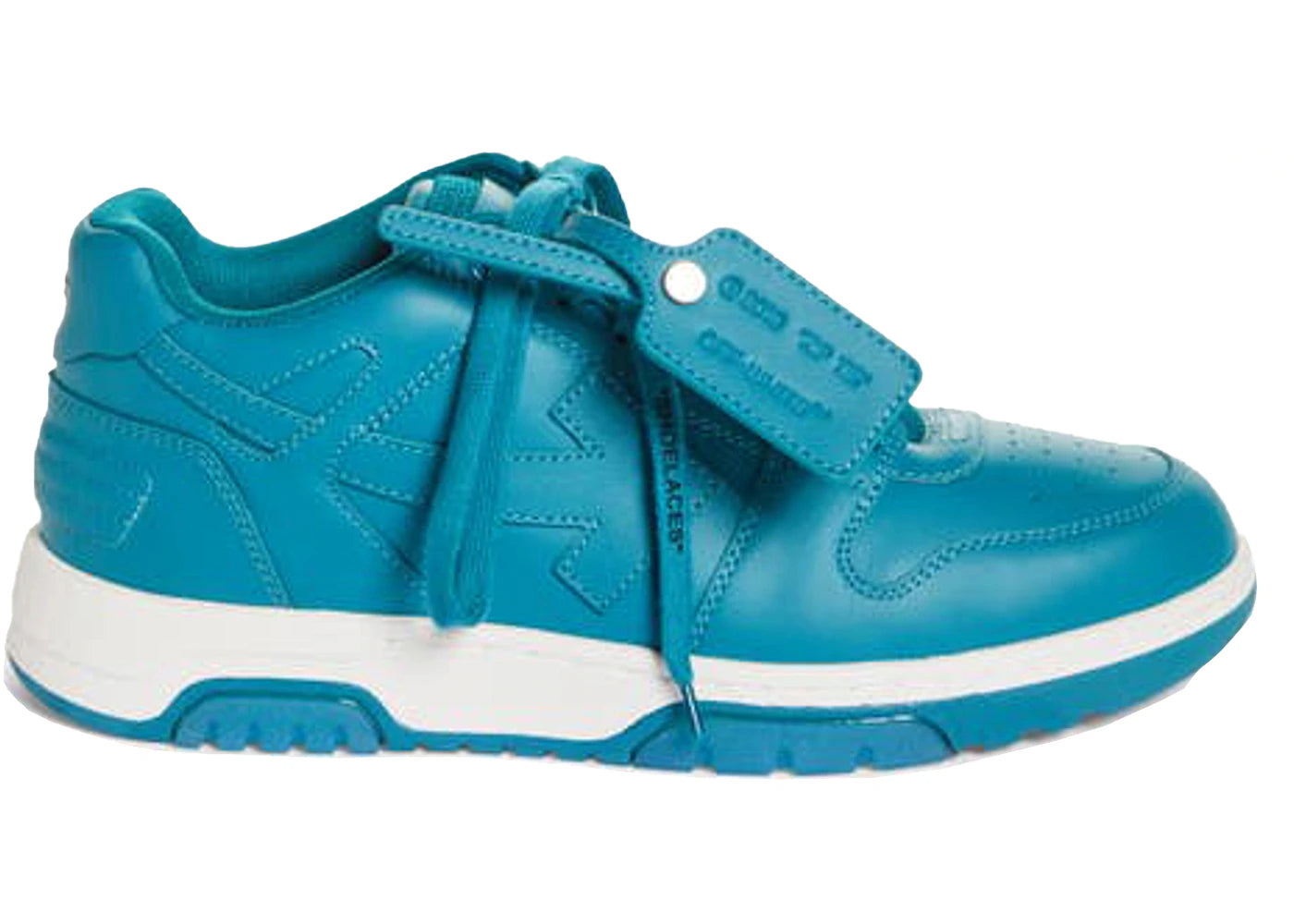 Off-White Out Of Office Ooo Low Tops Petrol Blue
