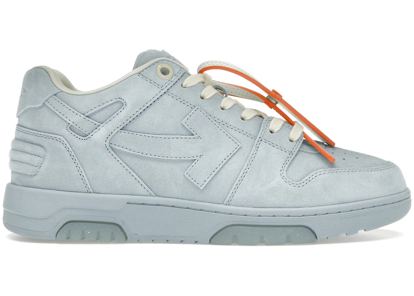 Off-White Out Of Office Suede Light Blue