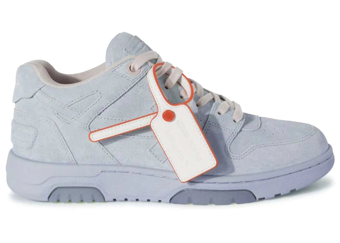 Off-White Out Of Office Suede Light Blue