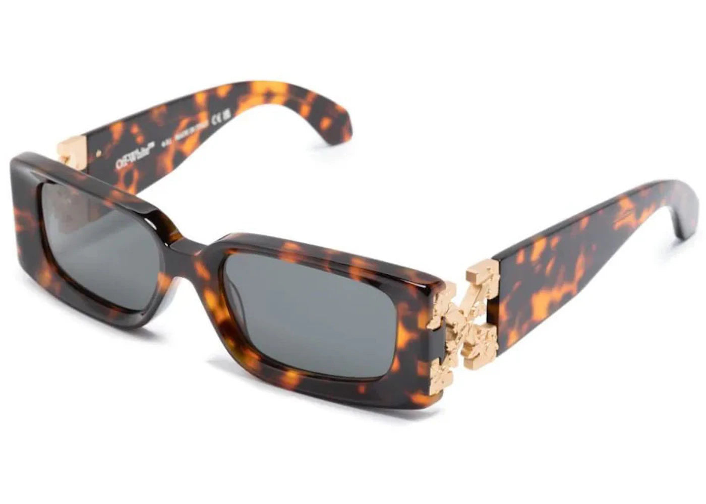 off-white roma sunglasses havana (oeri098f23pla0016007)