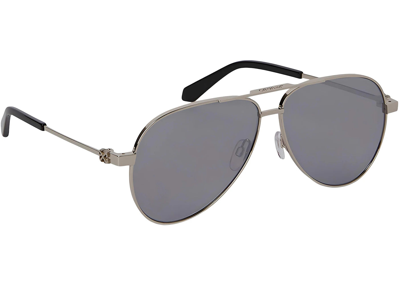 Off-White Ruston L Sunglasses Silver (Oeri122S24Met0017272)