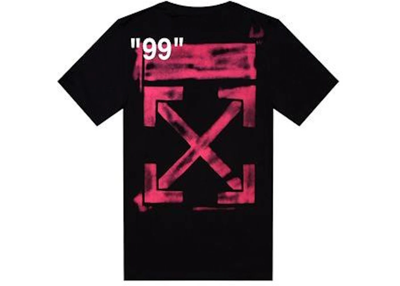 off-white stencil s/s over tee black