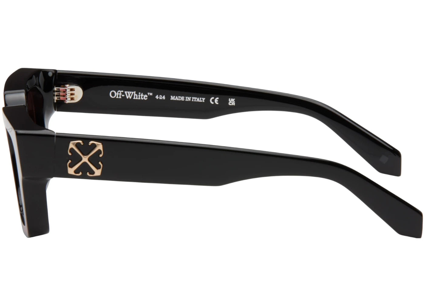 off-white virgil square frame sunglasses black/red (oeri126c99pla0011025)