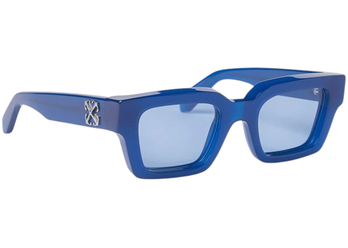 Off-White Virgil Sunglasses Blue Light Blue (Oeri126S24Pla0014540-L-Fr)