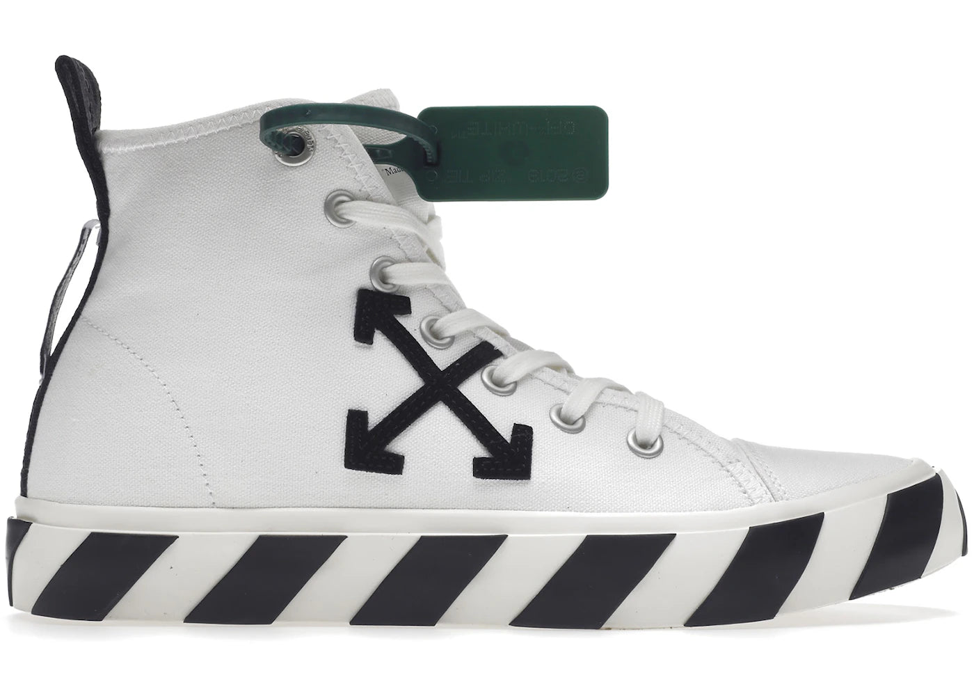 Off-White Vulc Mid Canvas White Black