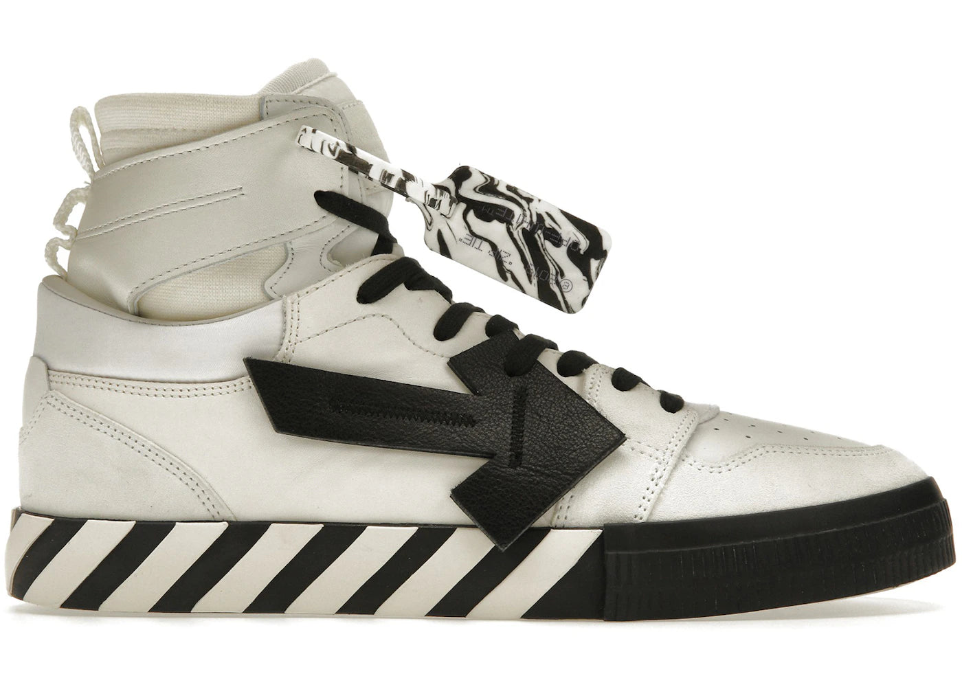 Off-White Vulcanized Hi Top White Black
