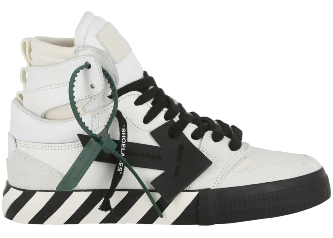 Off-White Vulcanized Hi White Black