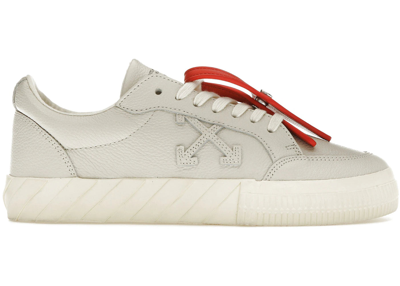 Off-White Vulcanized Low Calf Leather Beige (Women'S)