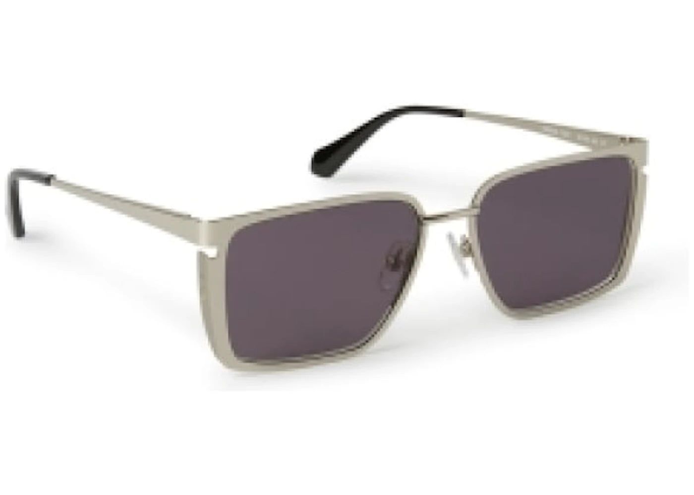 Off-White Yoder Sunglasses Silver Dark Grey (Oeri121S24Met0017207-Fr)