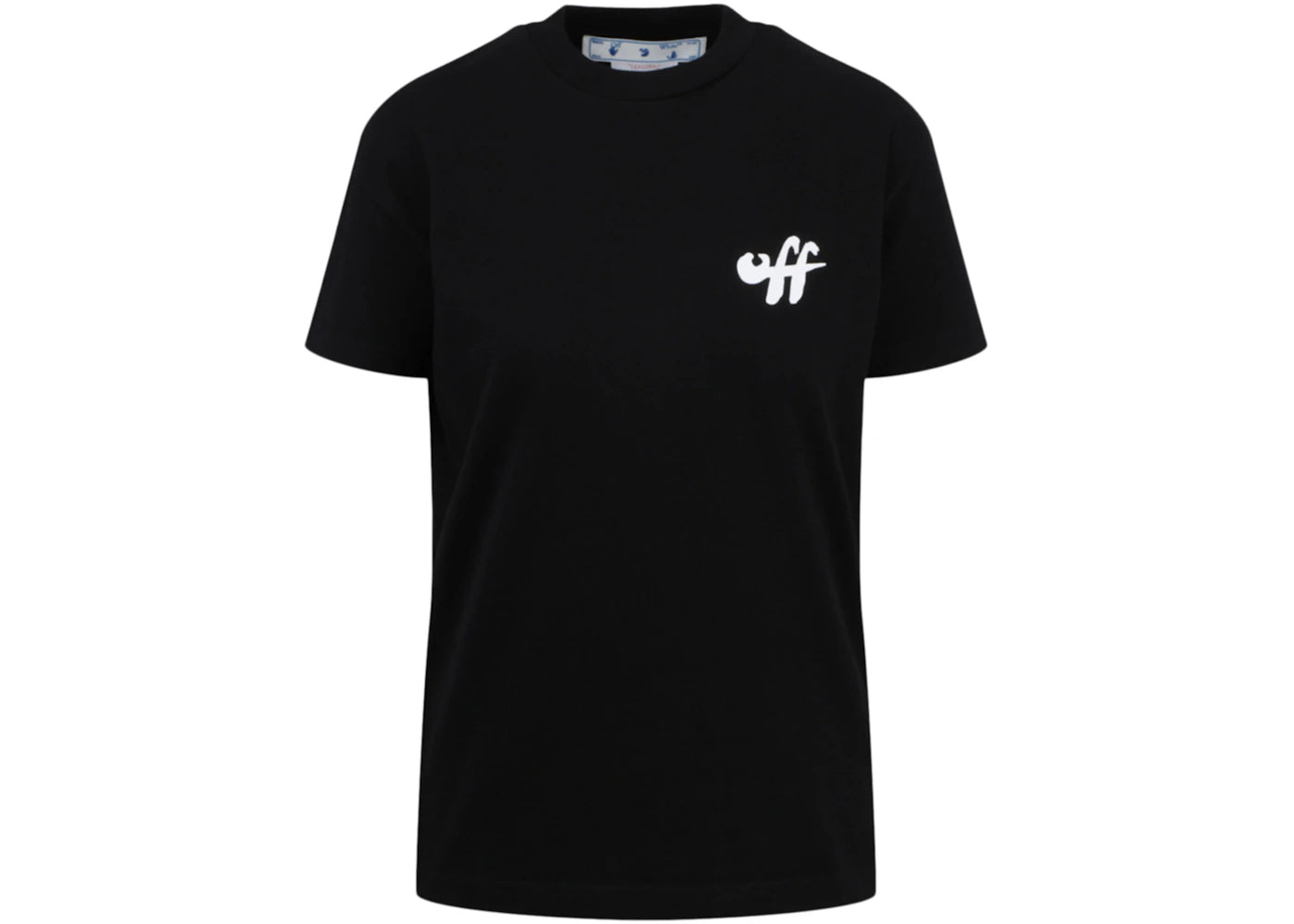 off-white women's zebra arrow casual t-shirt black