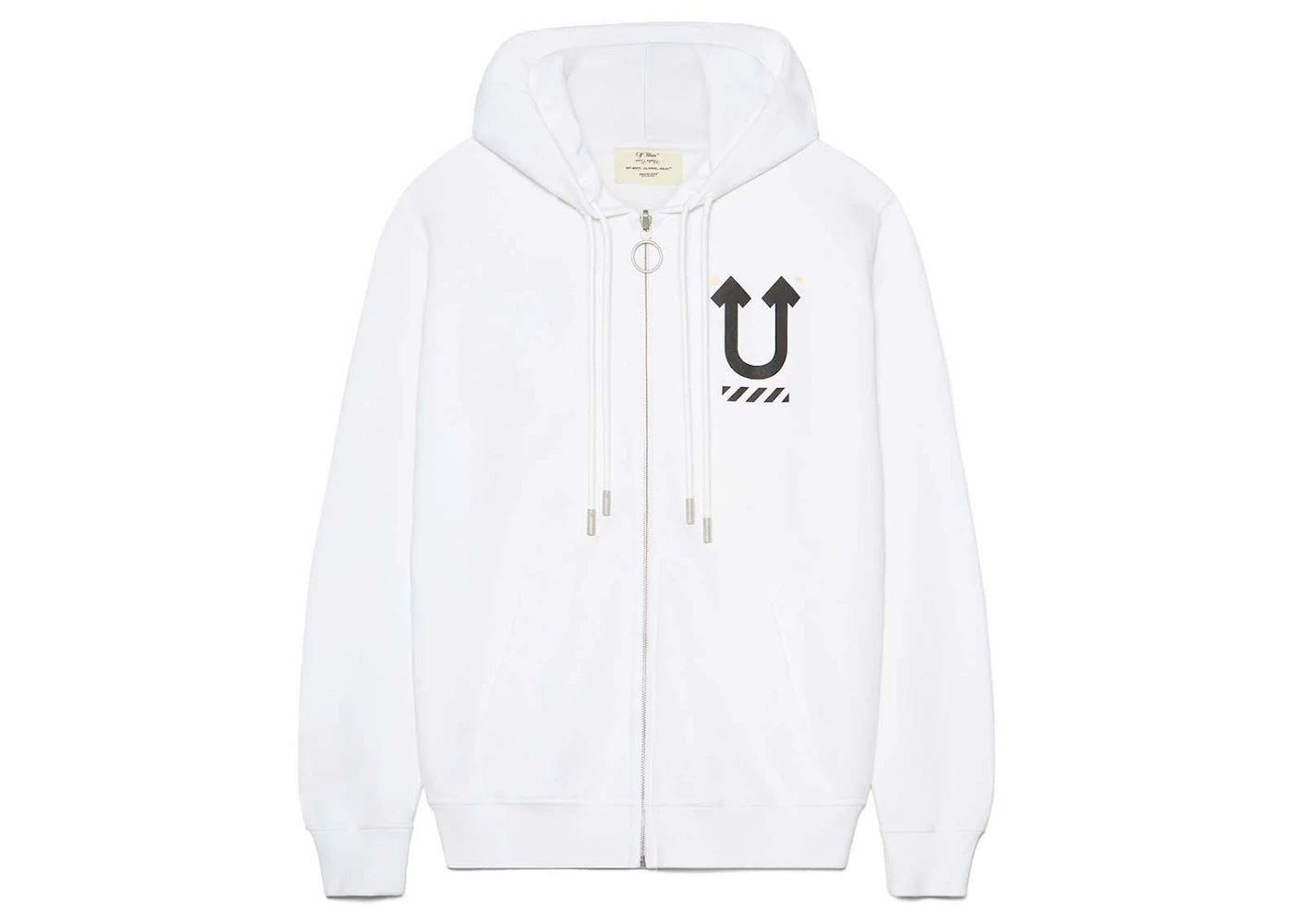 off-white x undercover crossover double sided logo jacket white
