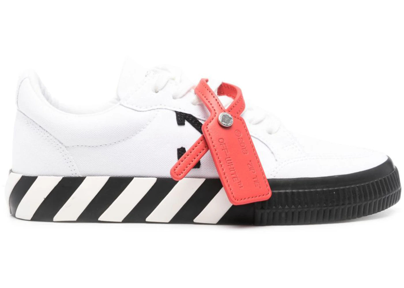 Off-White Vulcanized Low Canvas White Black Ice (Women'S)