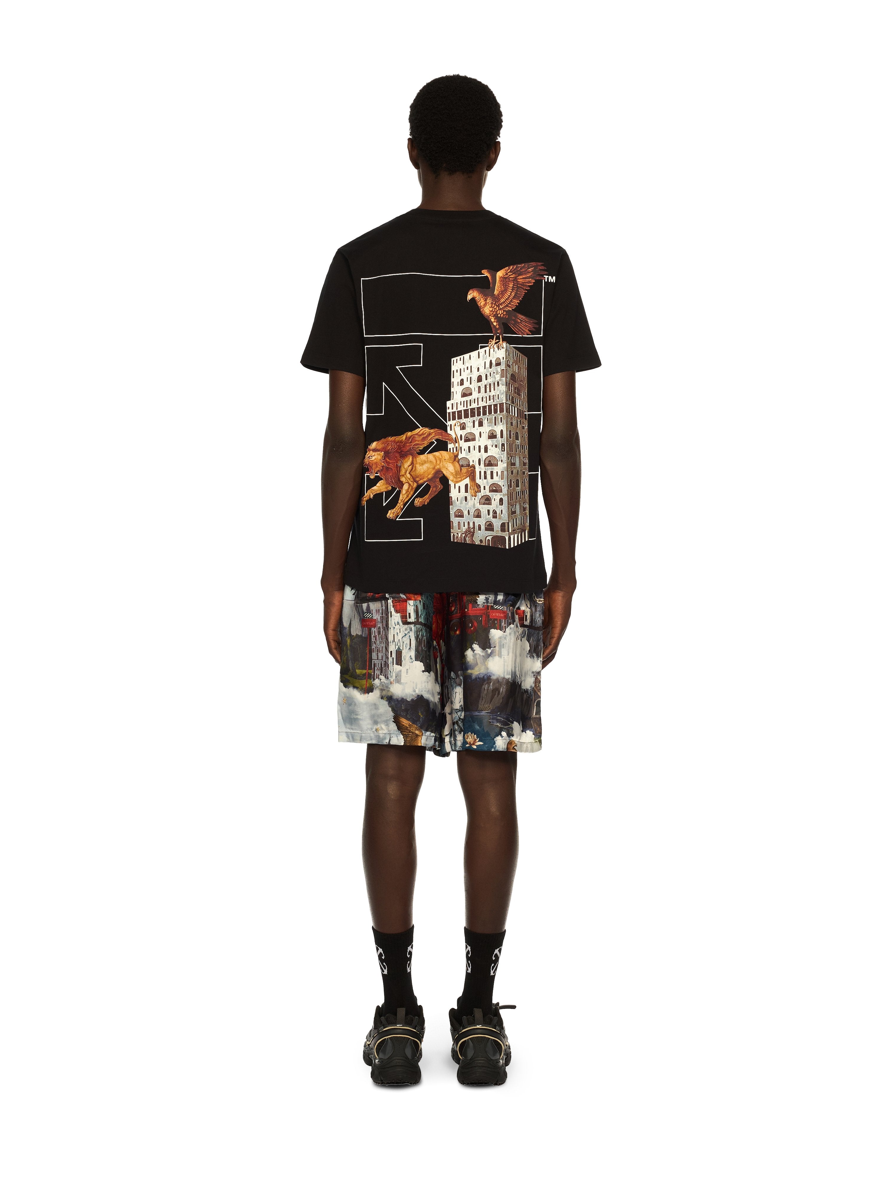 Off-White Building Arrow Slim Logo Tee Black