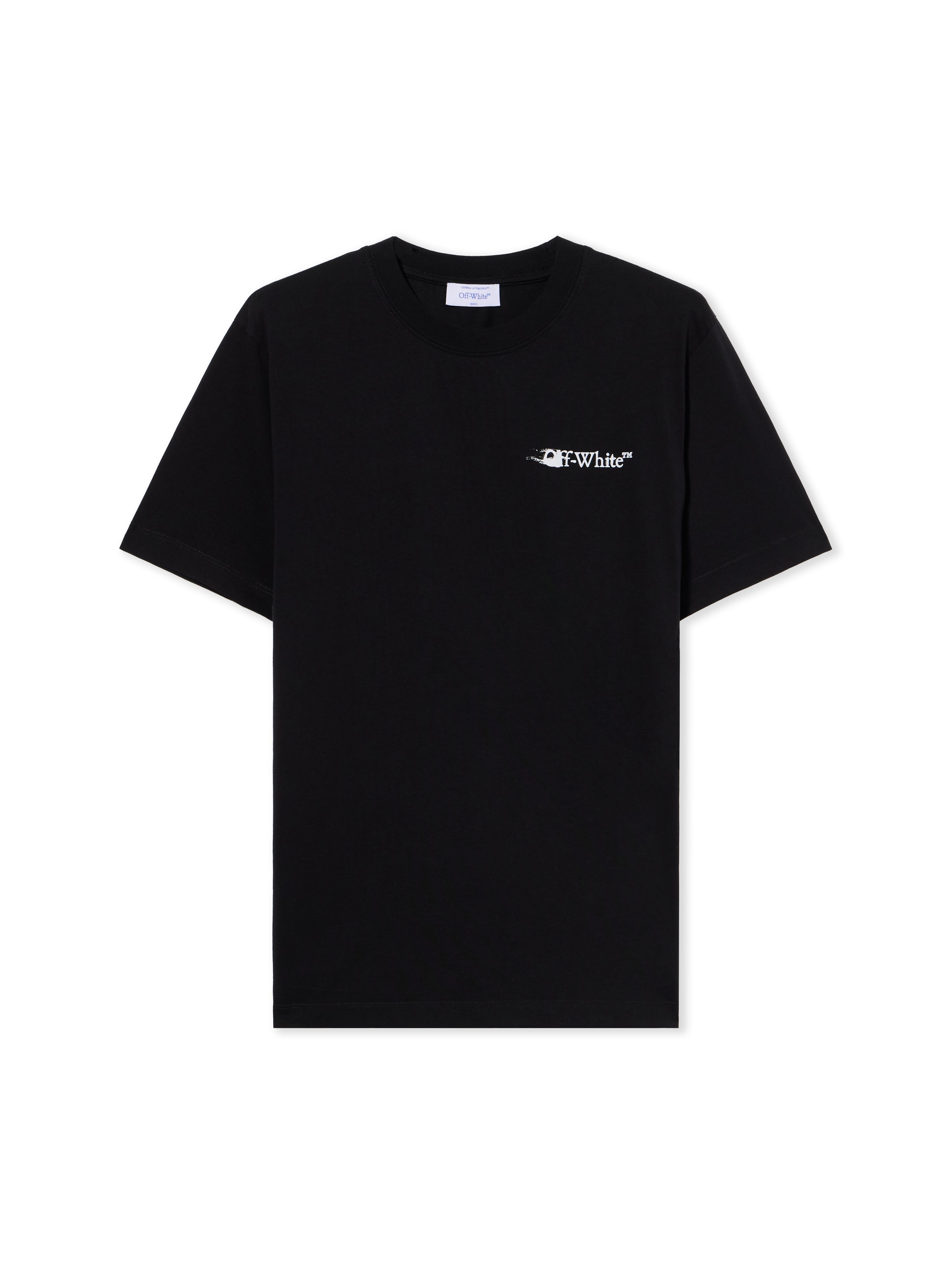 Off-White Ink Arrow Slim Logo Tee Black Cream