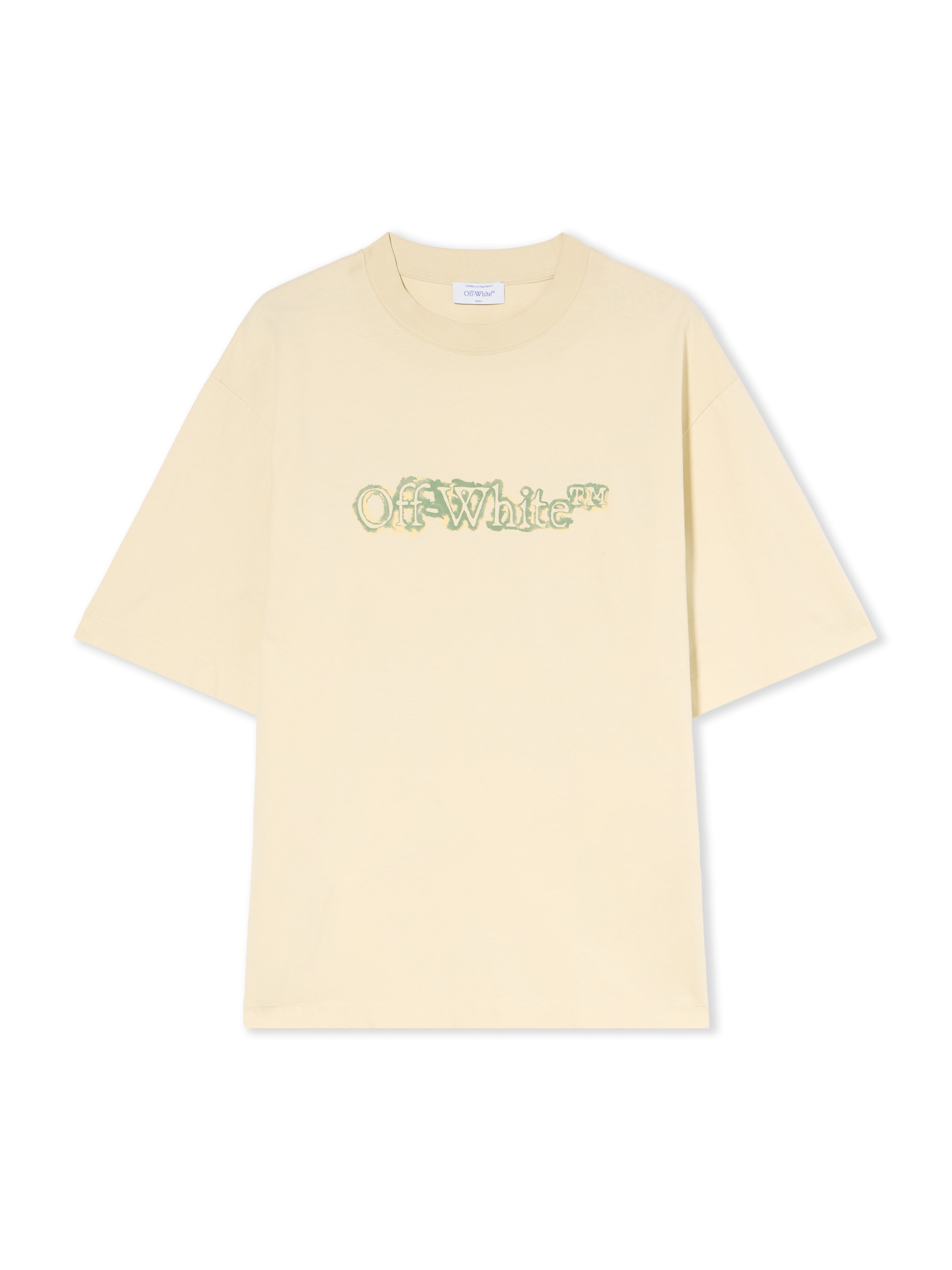 Off-White Cloudy Arrow Skate Logo Tshirt Dew