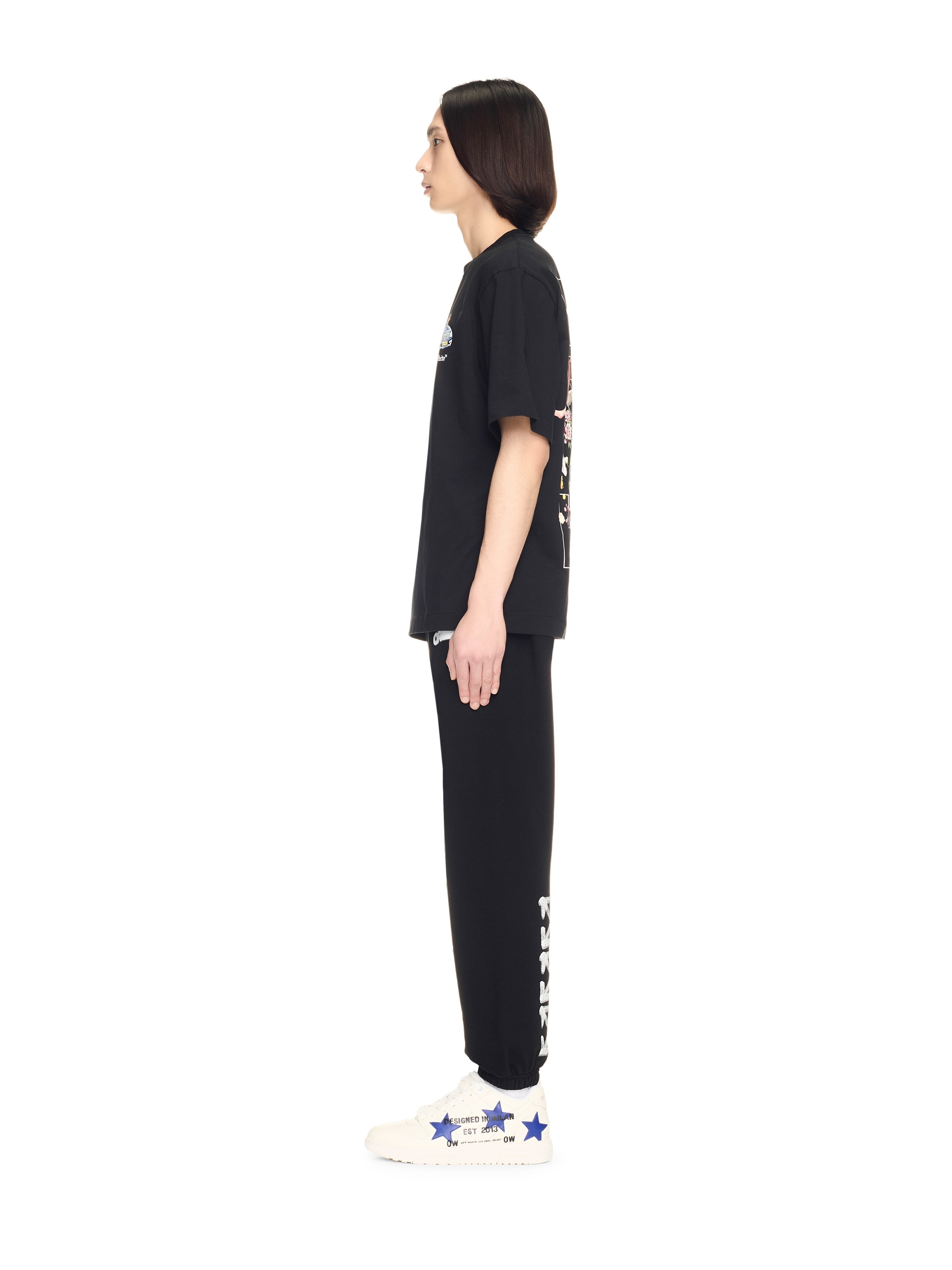 Off-White Fresco Arrow Skate Ss Tee Black