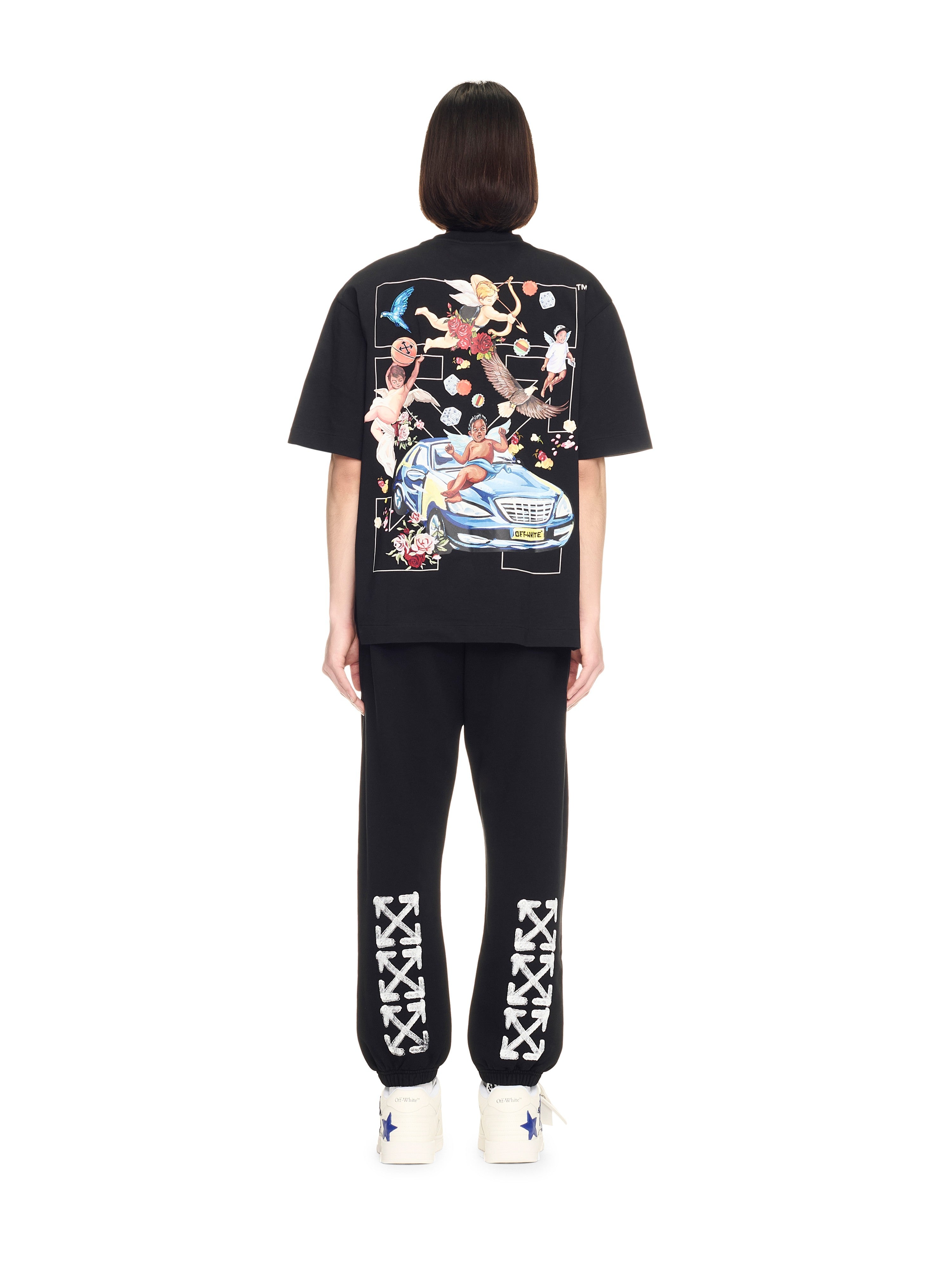 Off-White Fresco Arrow Skate Ss Tee Black