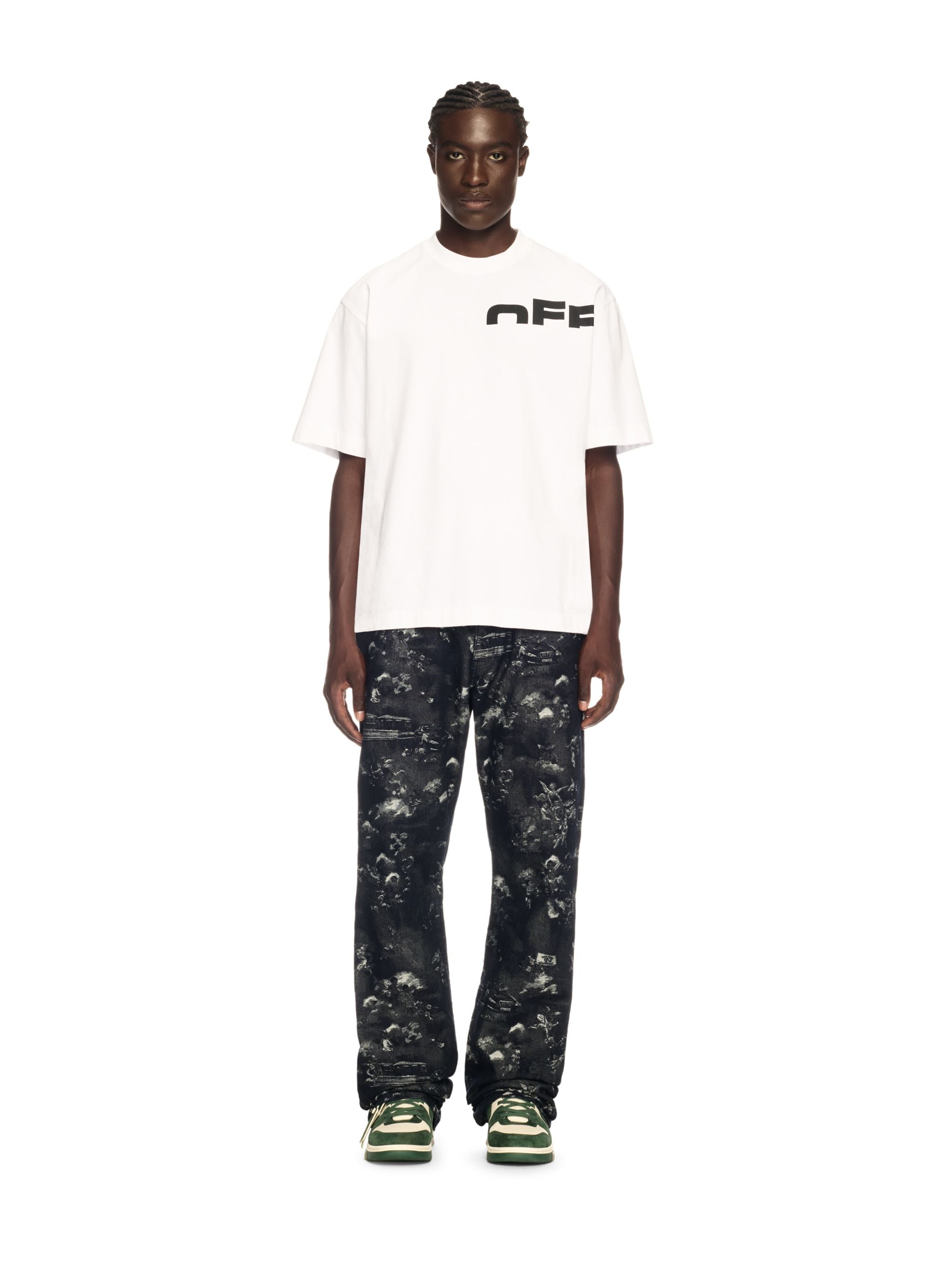 Off-White White Off Split Tshirt