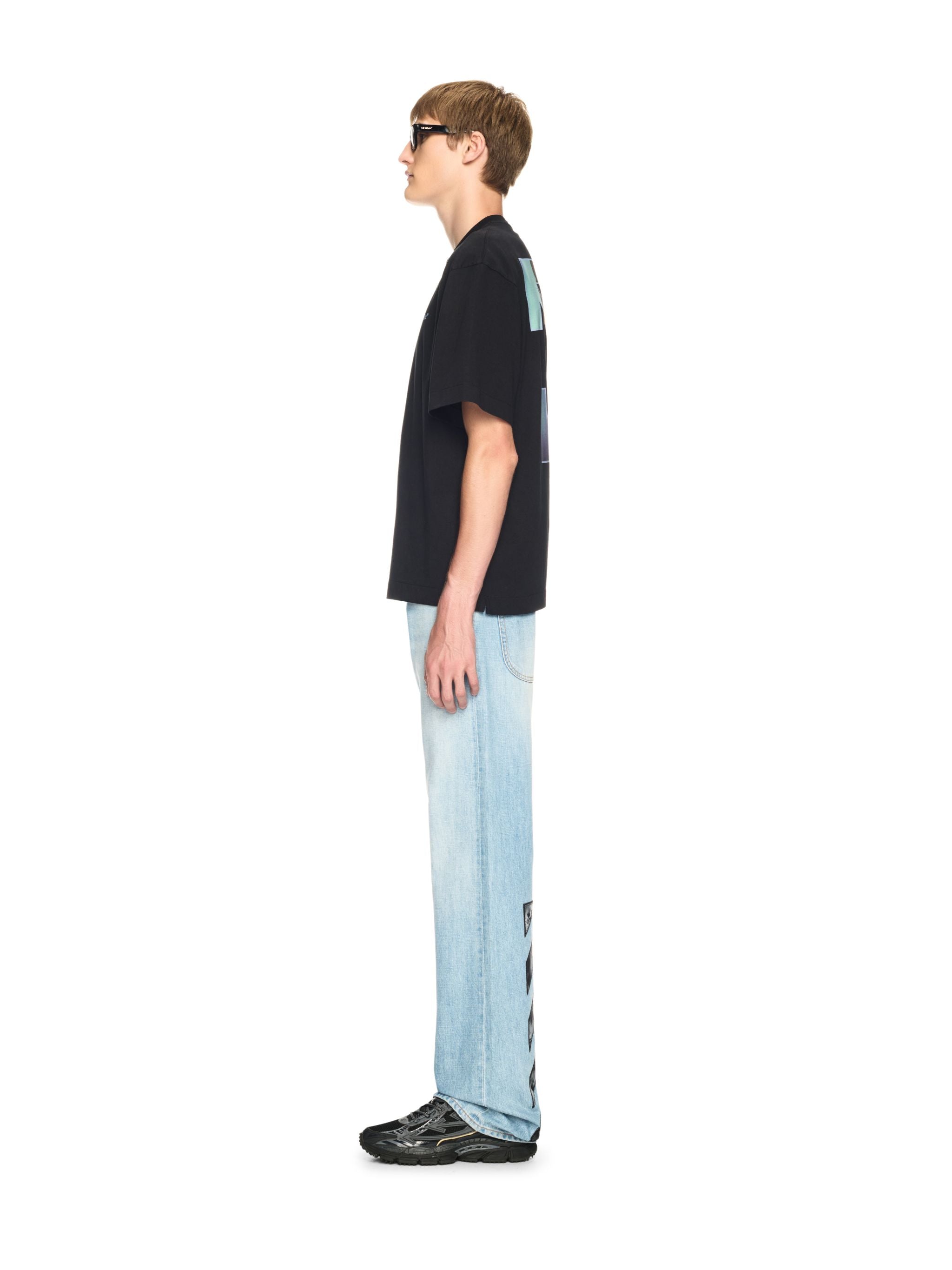 Off-White Barber Arrow Skate Ss Tee Black