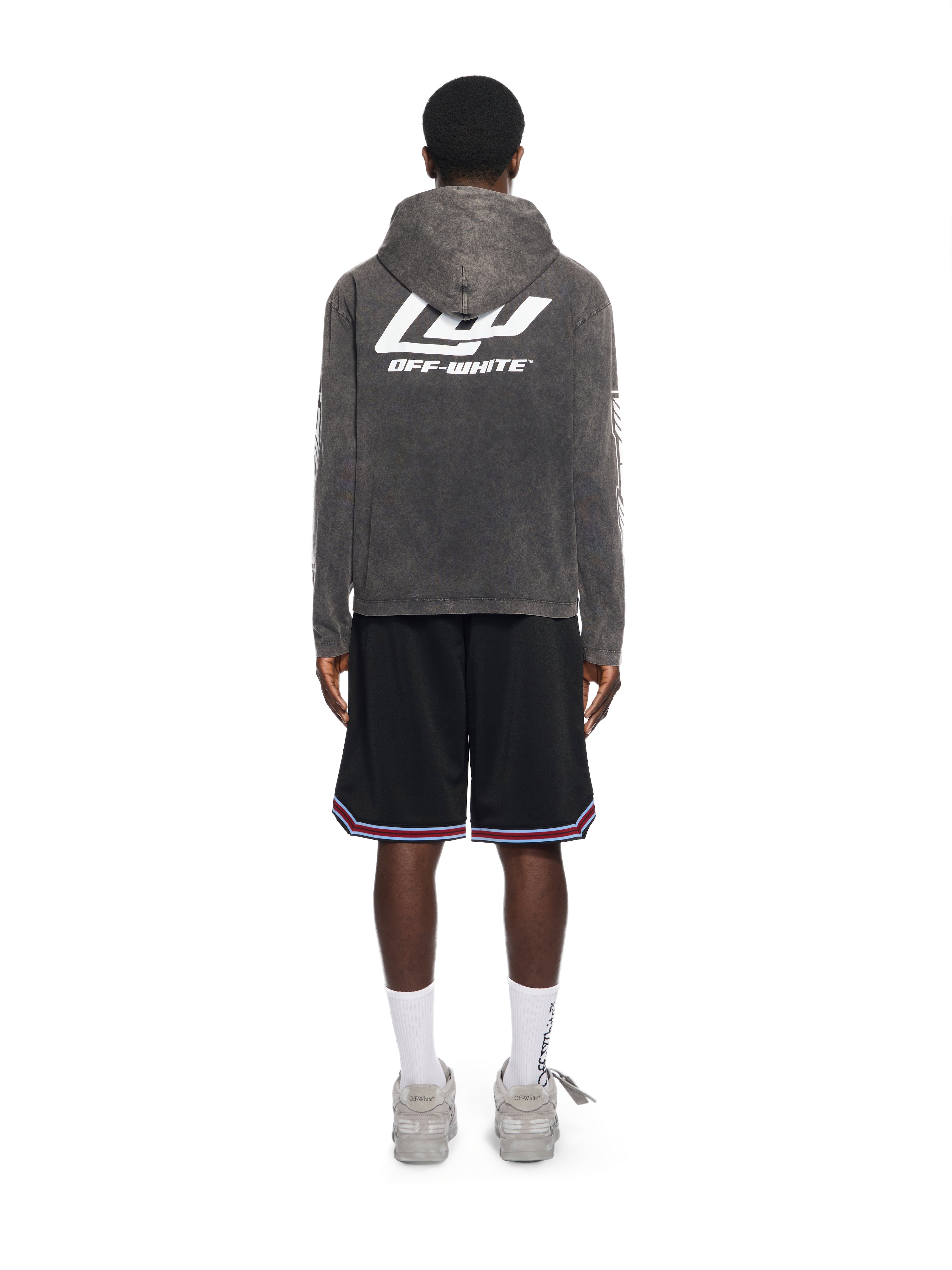 Off-White Eagle 90S Hooded Long Sleeve Tshirt Vintage