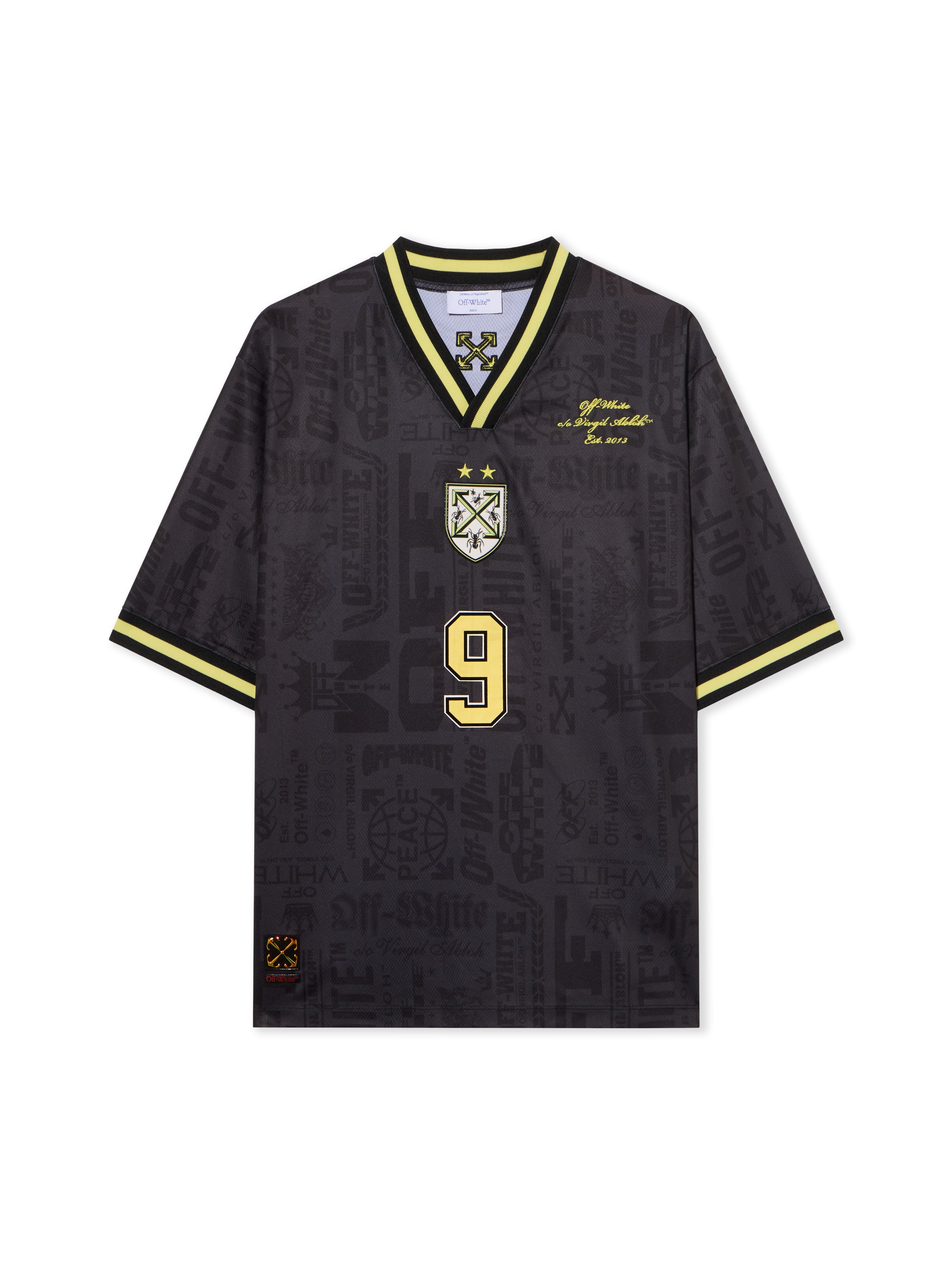 Off-White Multilogo Soccer Tee Black