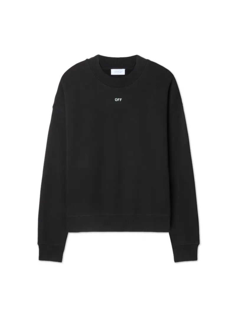 Off-White Vibe Arrow Skate Crewneck Black