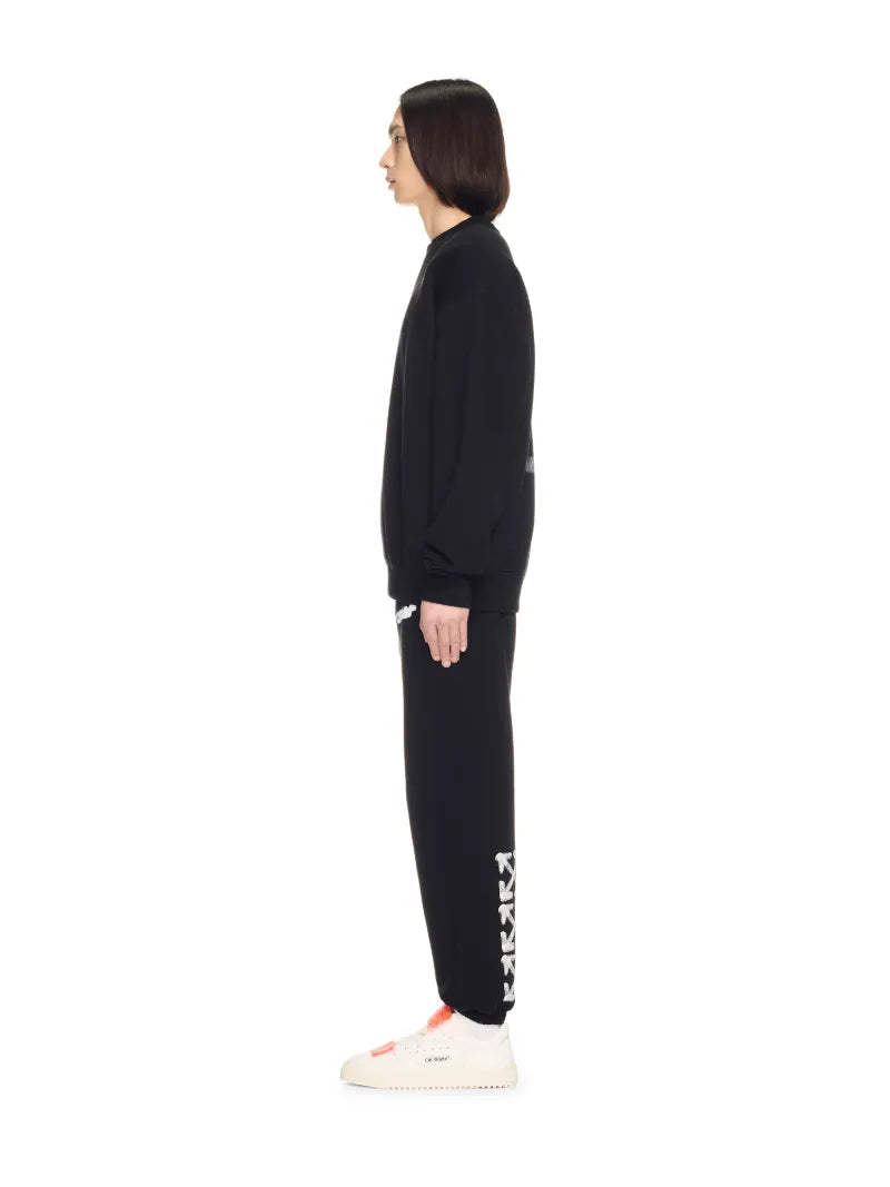Off-White Vibe Arrow Skate Crewneck Black