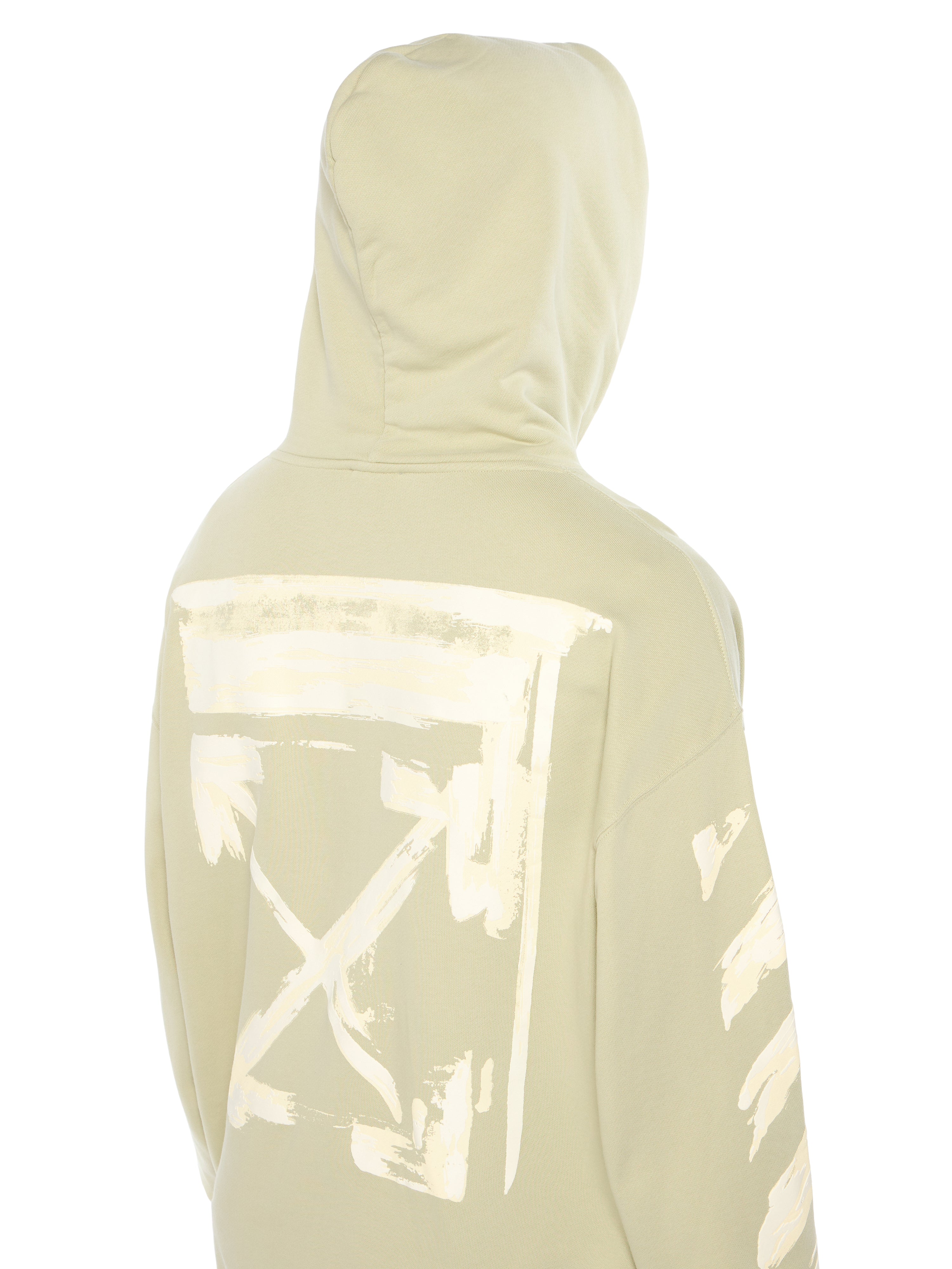Off-White Ink Arrow Skate Hoodie Black Cream