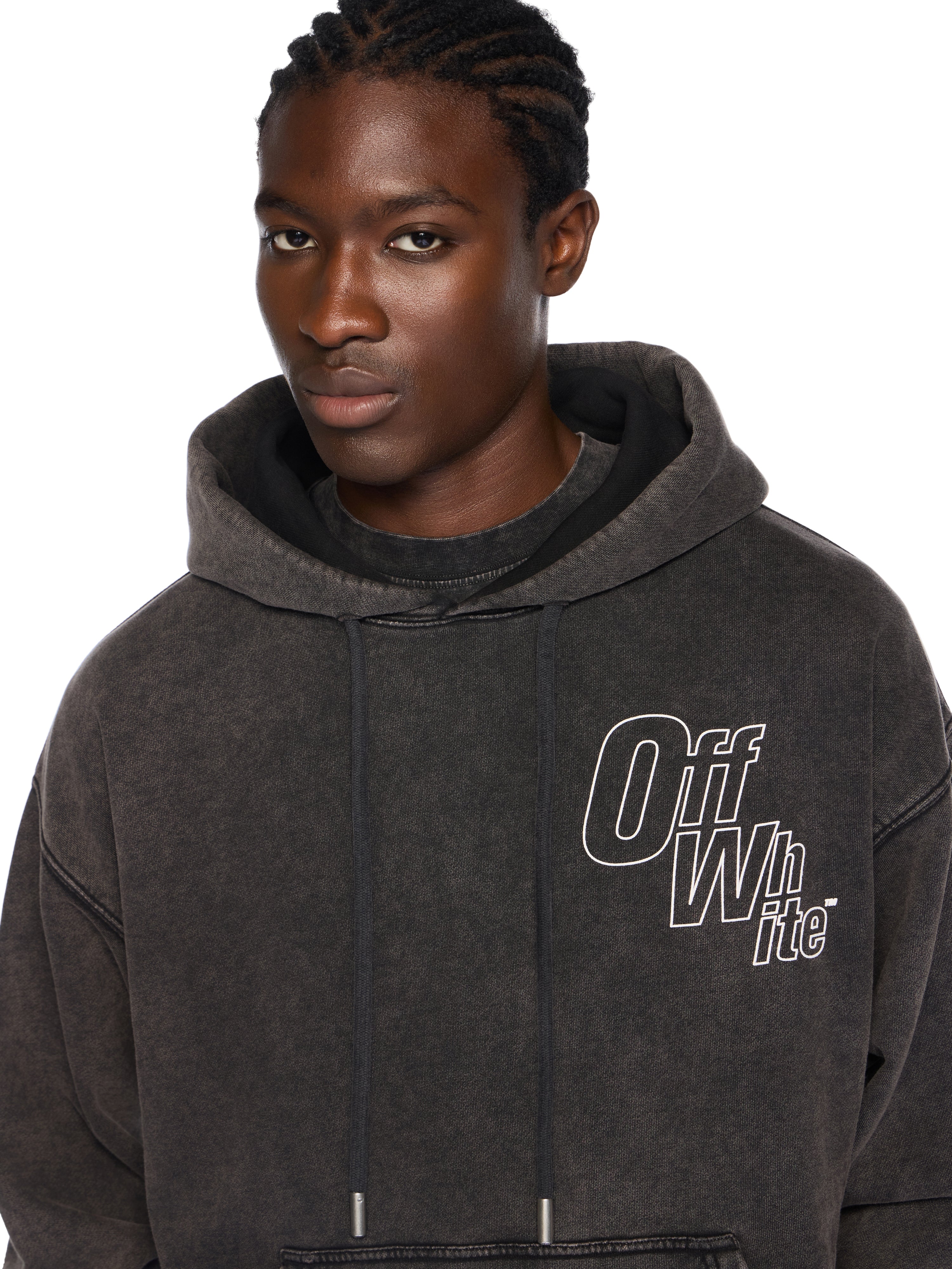 Off-White Outline Arrow Skate Hoodie Vintage