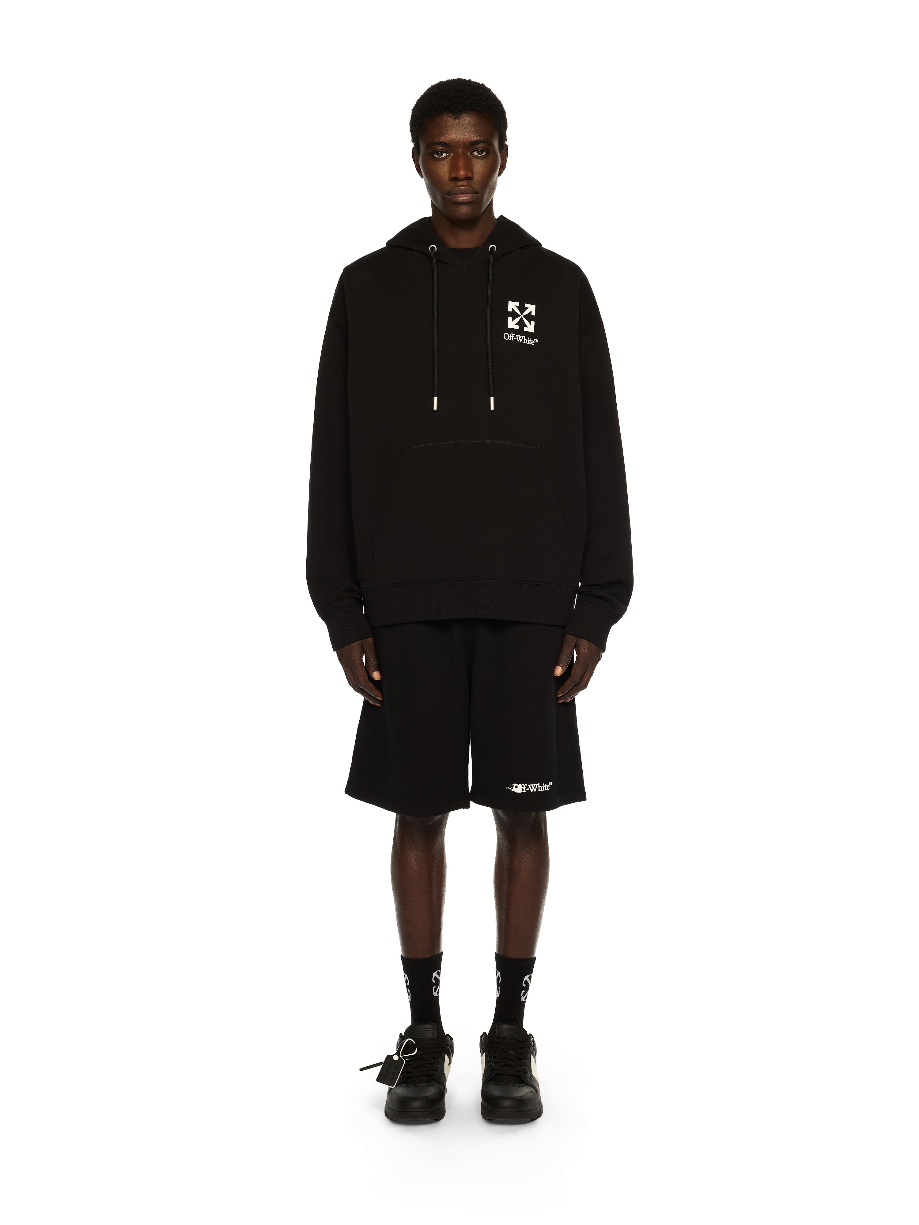 Off-White Small Arrow Skate Hoodie Black