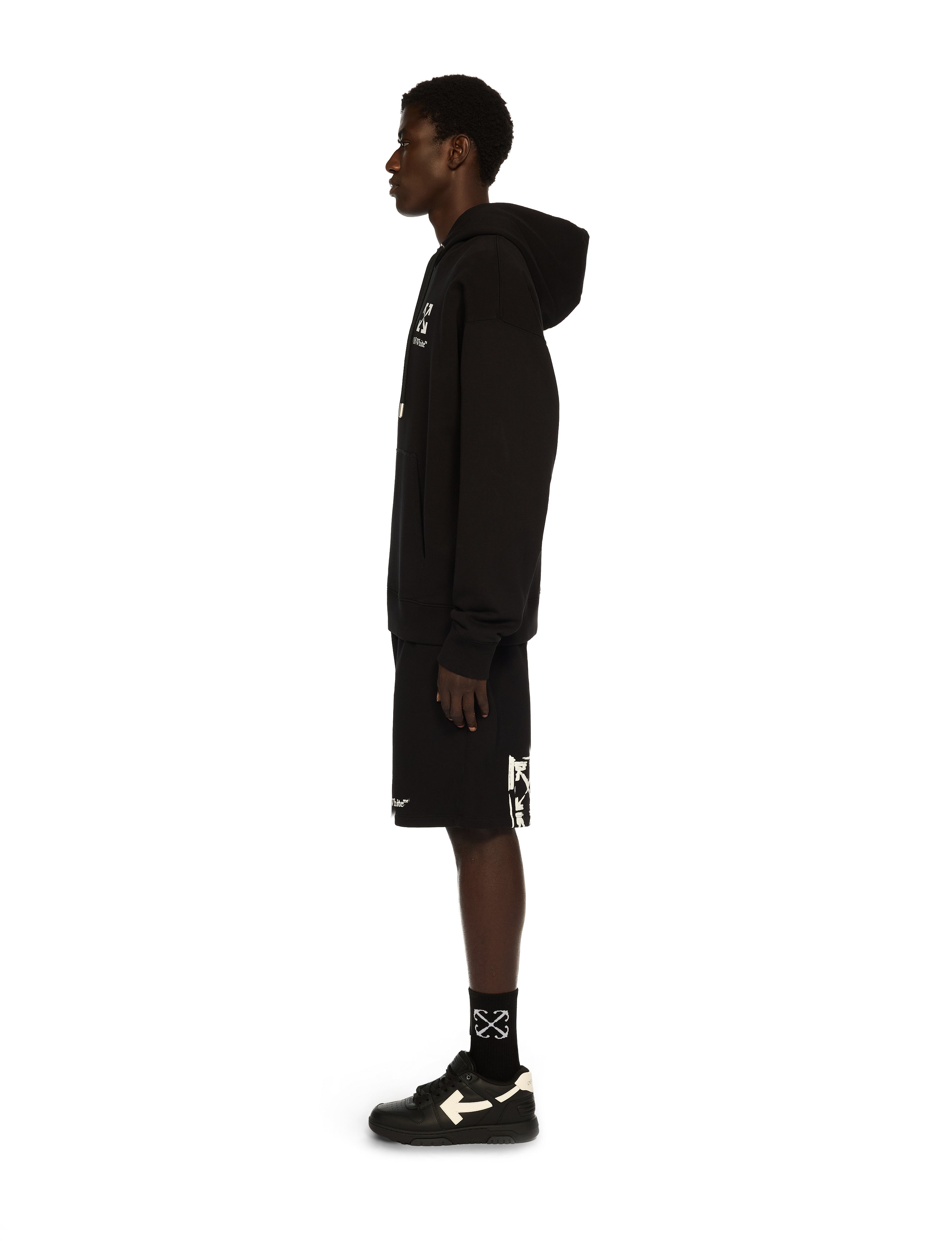 Off-White Small Arrow Skate Hoodie Black