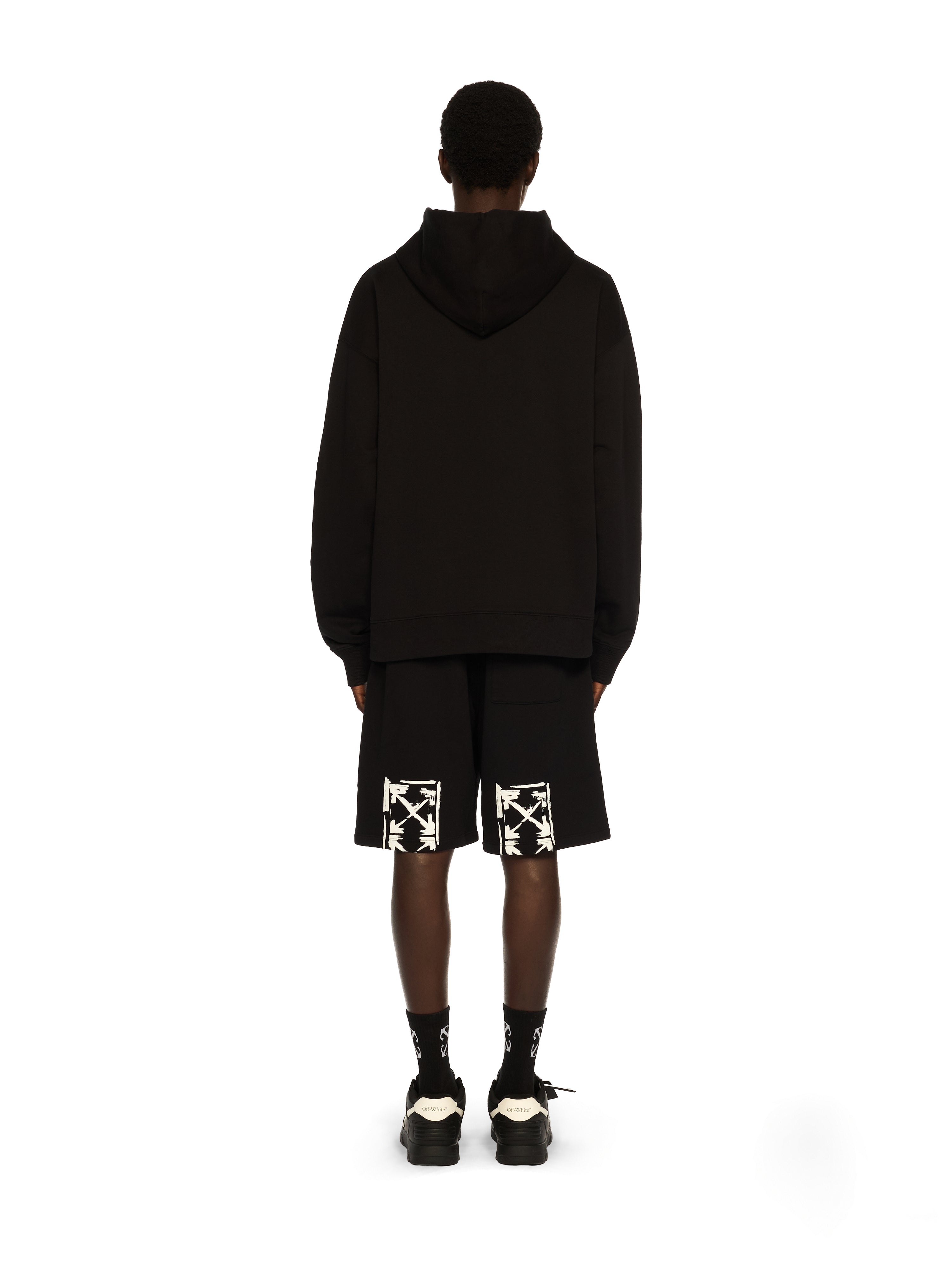 Off-White Small Arrow Skate Hoodie Black