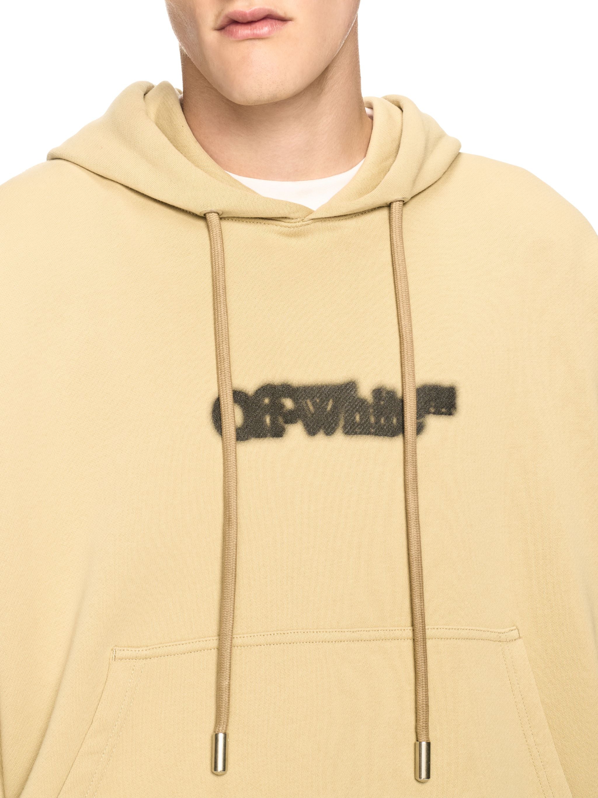 Off-White Spray Arrow Skate Hoodie Neutrals